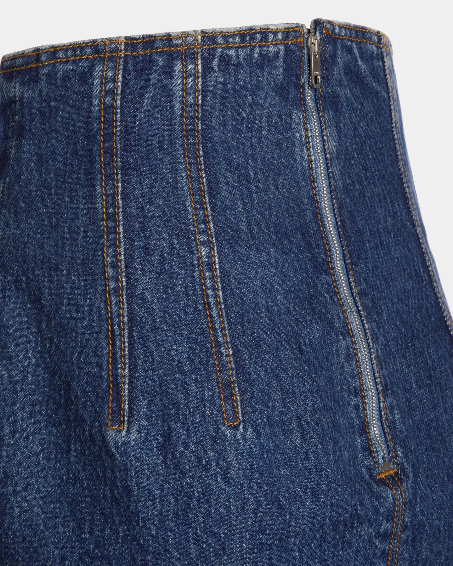 Dresses & Skirts<Bally Long Skirt In Medium Cotton Blue