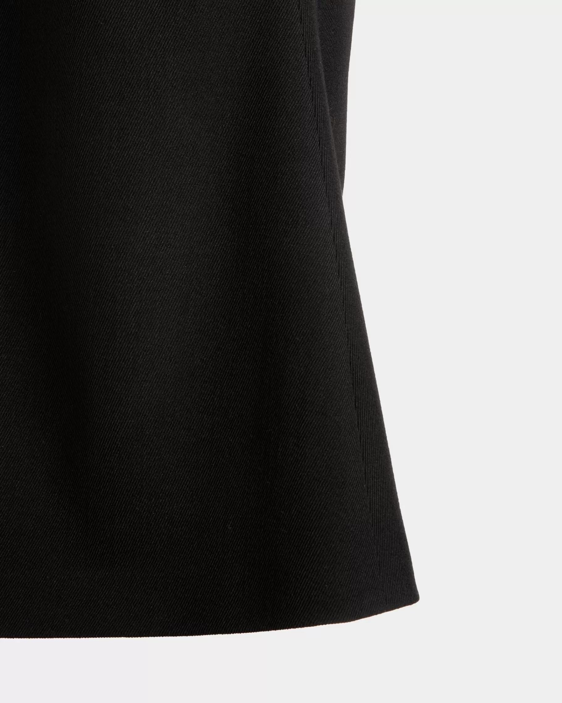 Dresses & Skirts<Bally Midi Skirt In Wool Blend Black