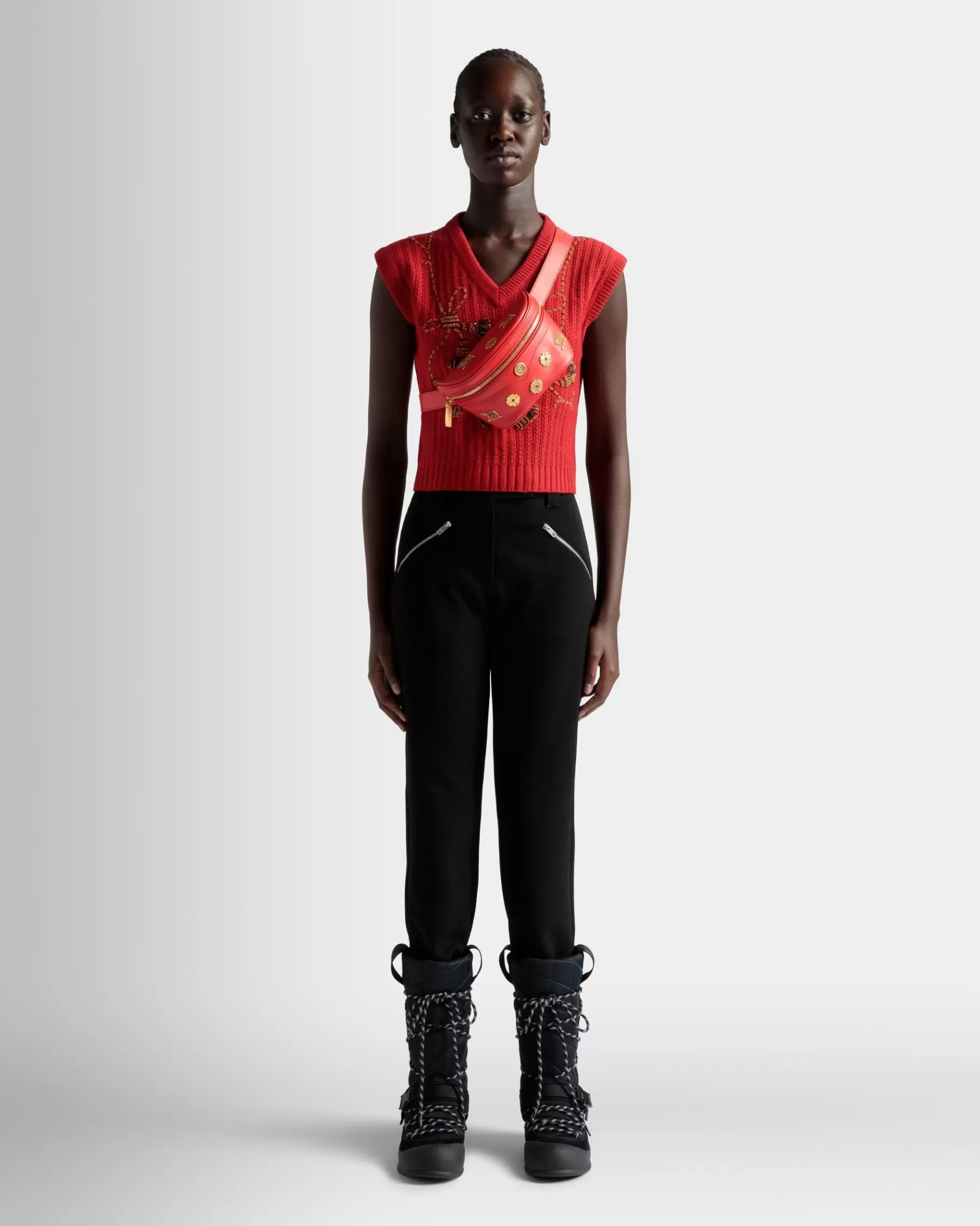 Mini & Belt Bags<Bally Mountain Belt Bag  in Leather Red
