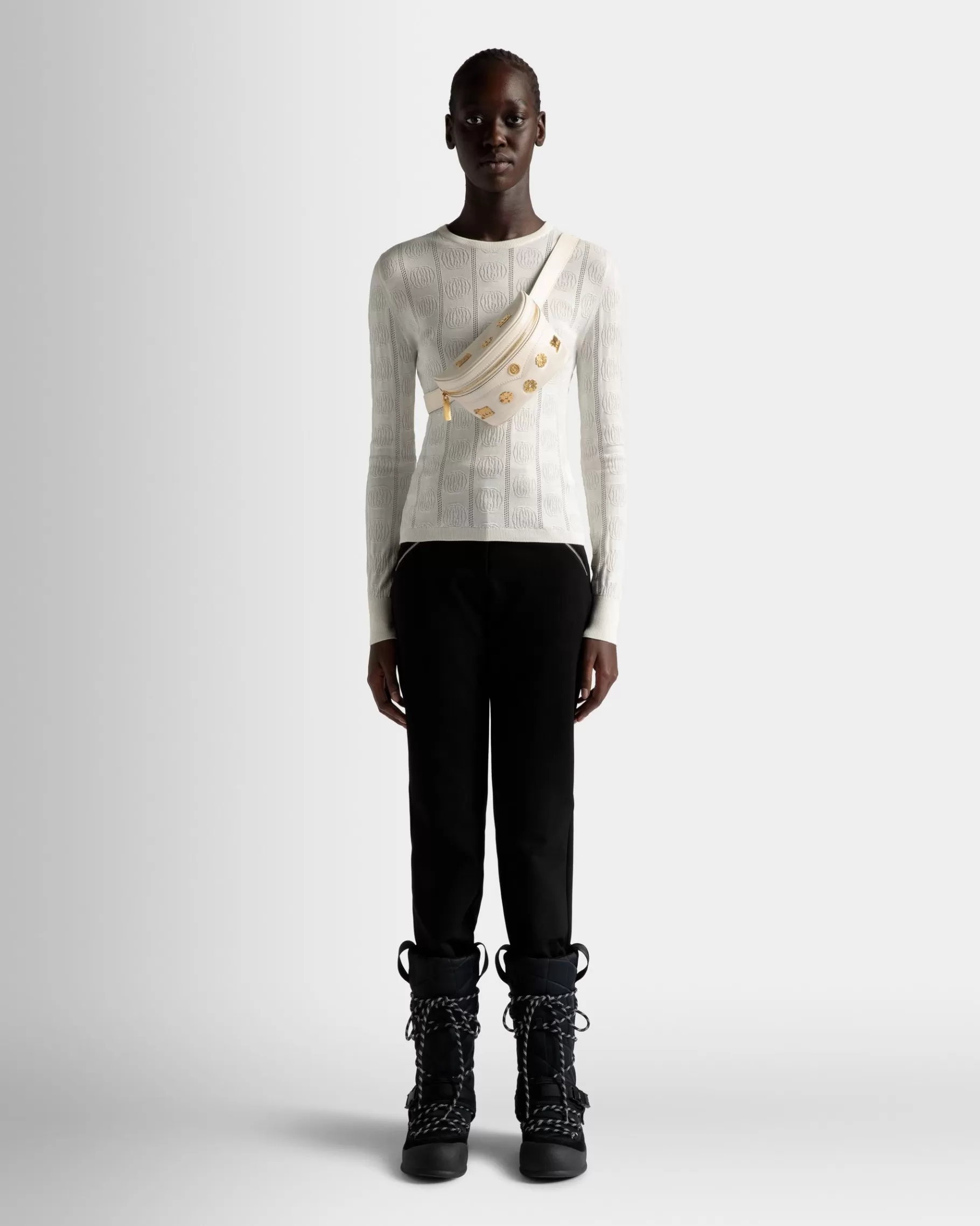 Mini & Belt Bags<Bally Mountain Belt Bag  in Leather White