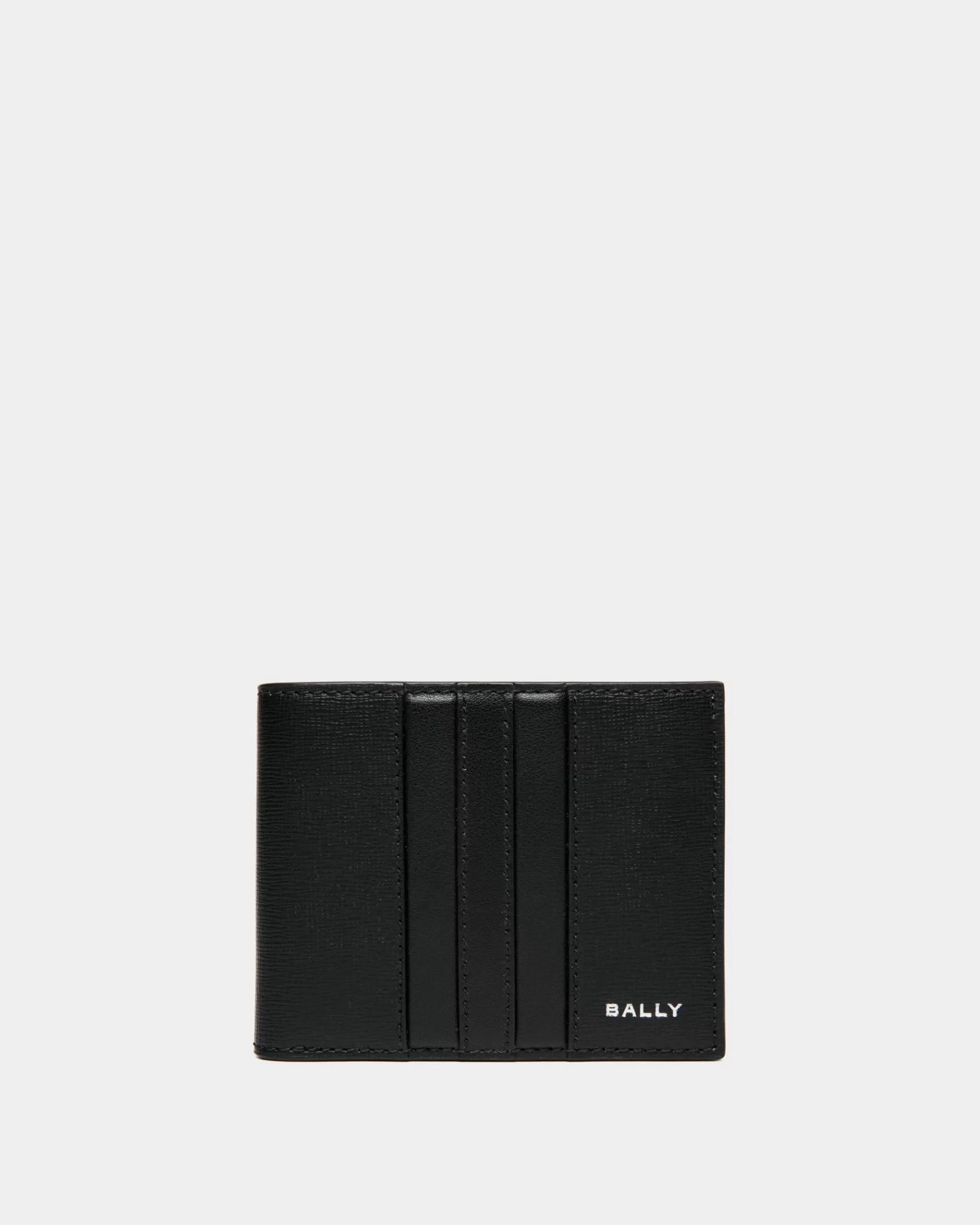 Wallets & Card Holders<Bally Mythos Bifold Wallet In Recycled Leather Black