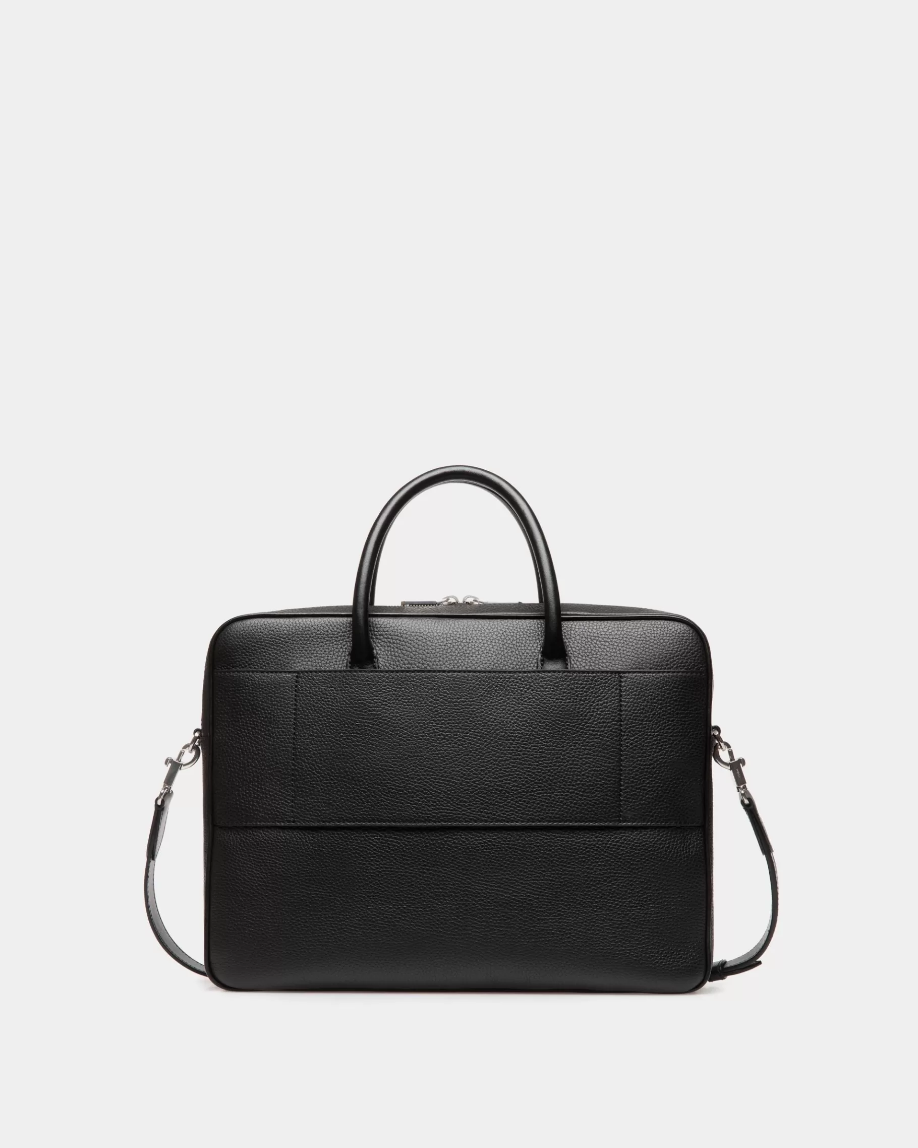 Business Bags<Bally Oeden Briefcase In Leather Black