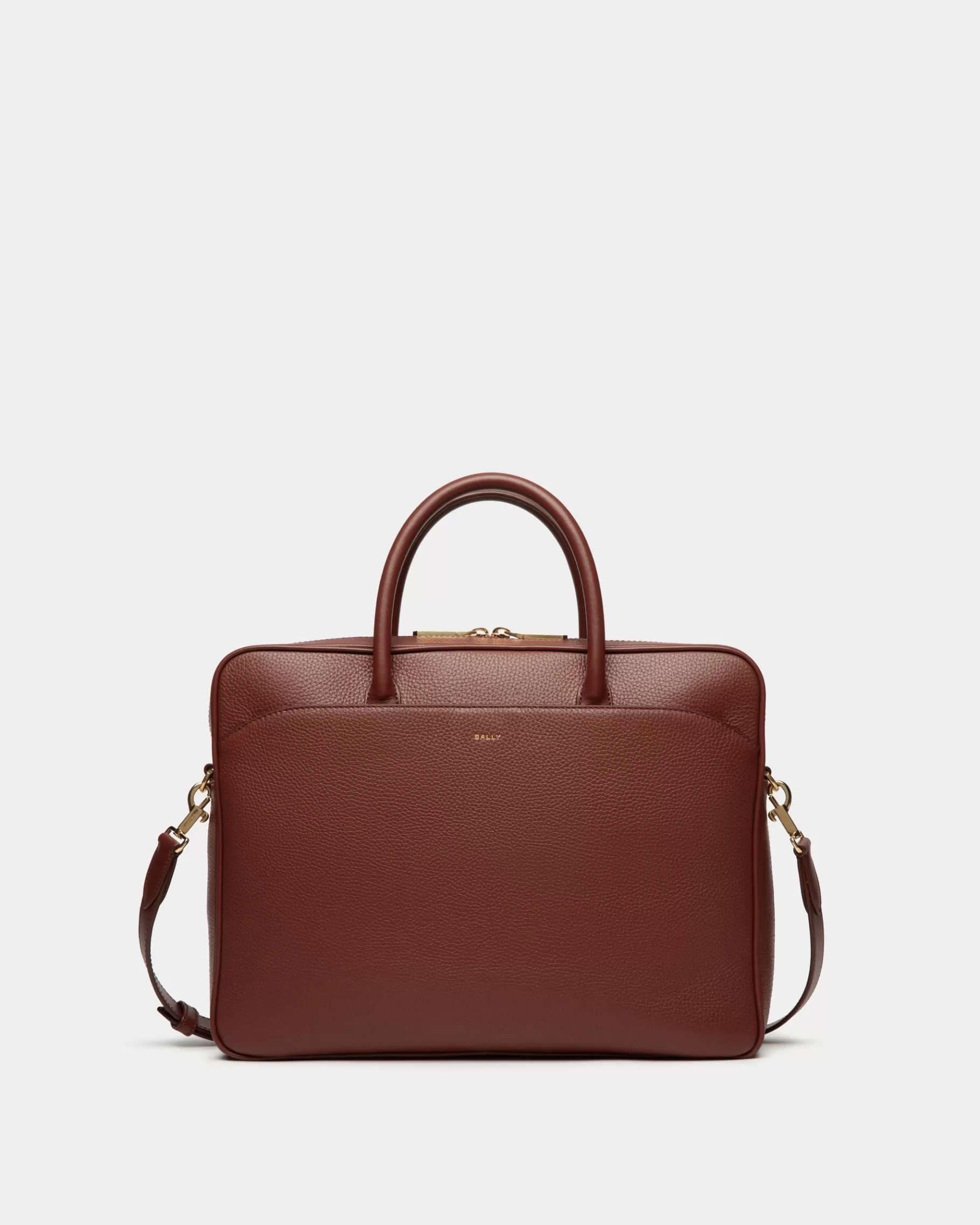 Business Bags<Bally Oeden Briefcase in Leather Brown