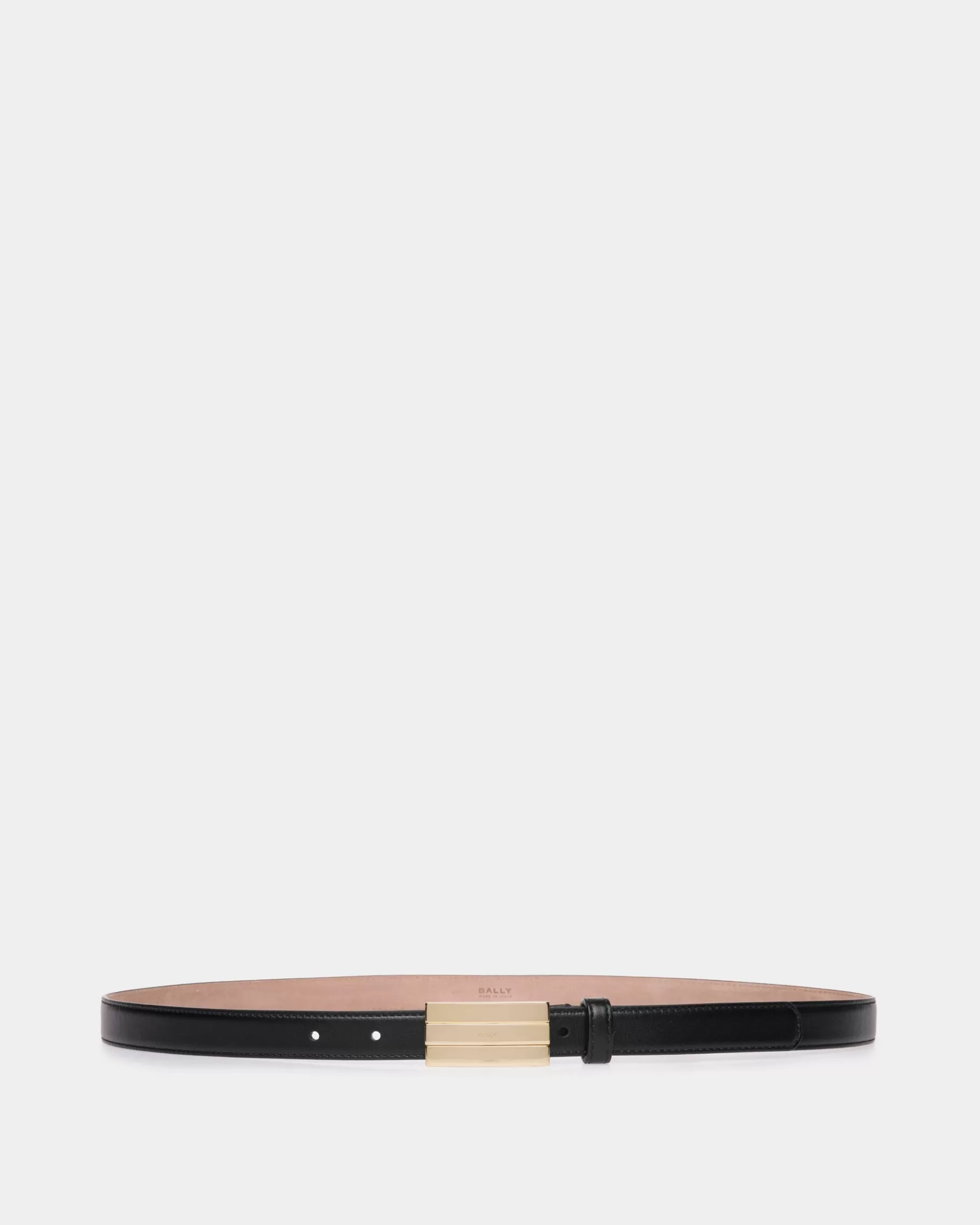Belts<Bally Ollam 20mm Belt In Leather Black