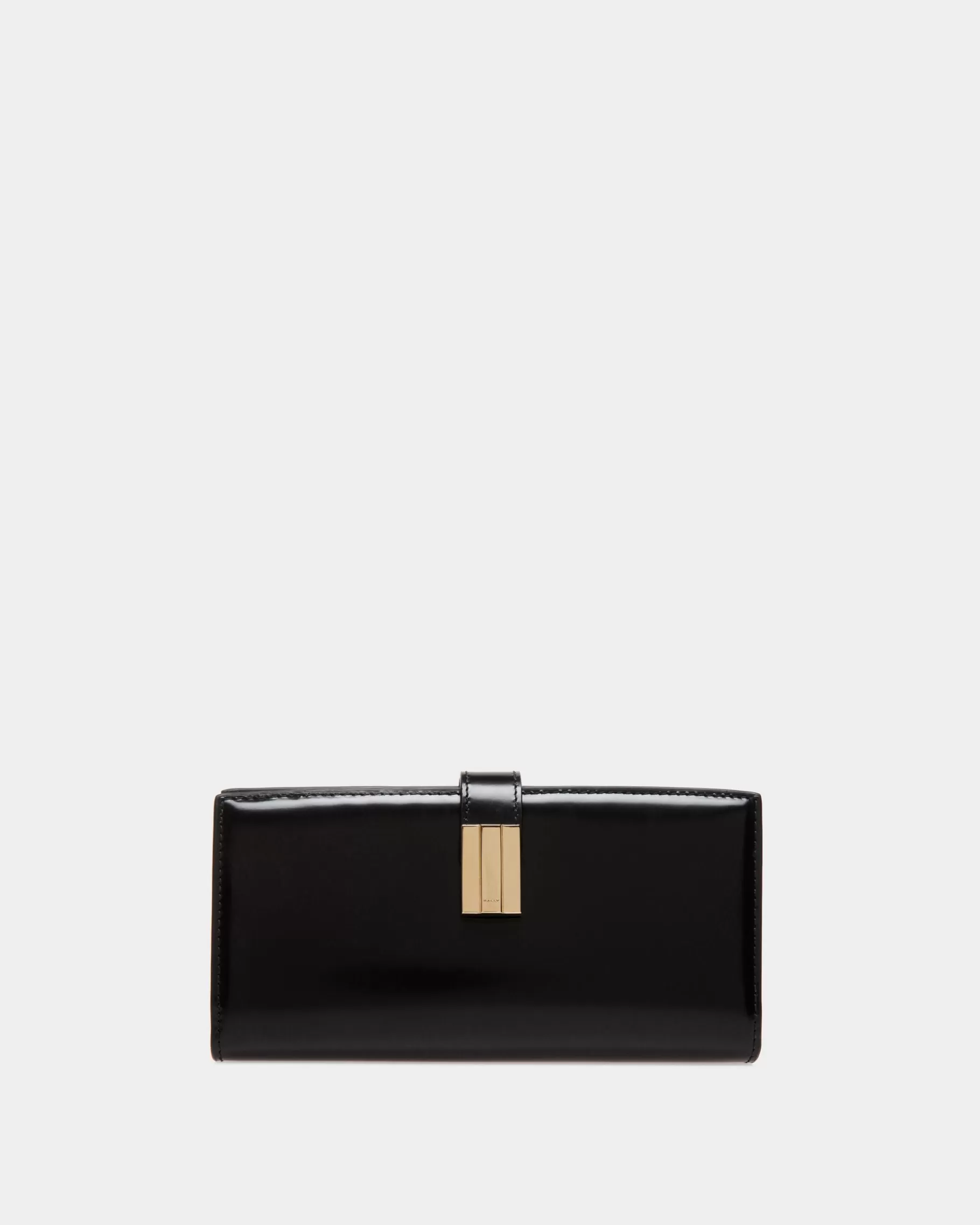 Wallets & Card Holders<Bally Ollam Continental Wallet in Leather Black