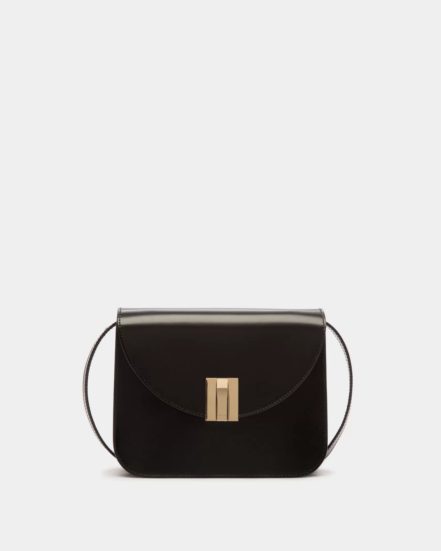 Cross-body Bags<Bally Ollam Crossbody Bag in Brushed Leather Black