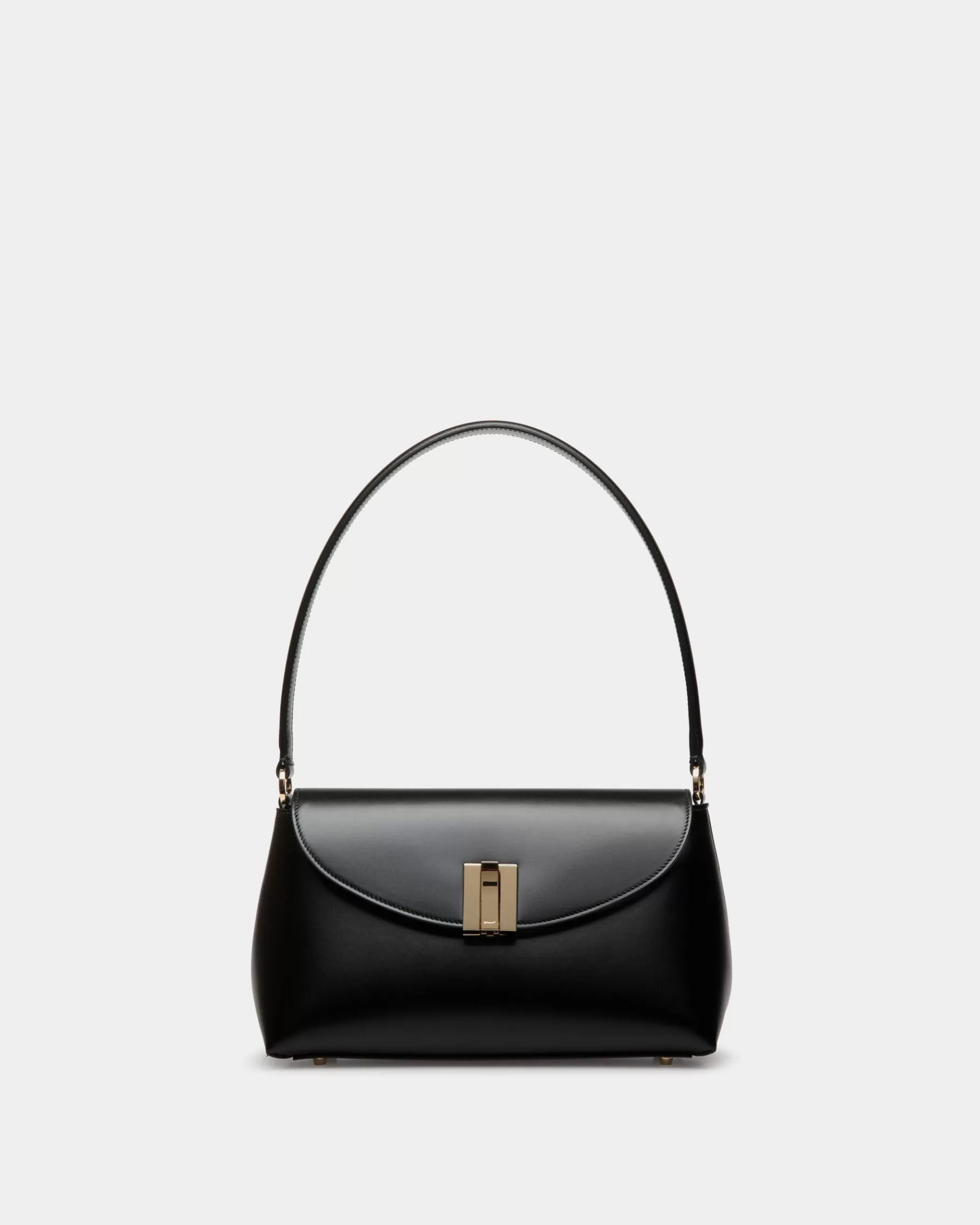 Top Handle Bags<Bally Ollam Small Top Handle Bag In Leather Black