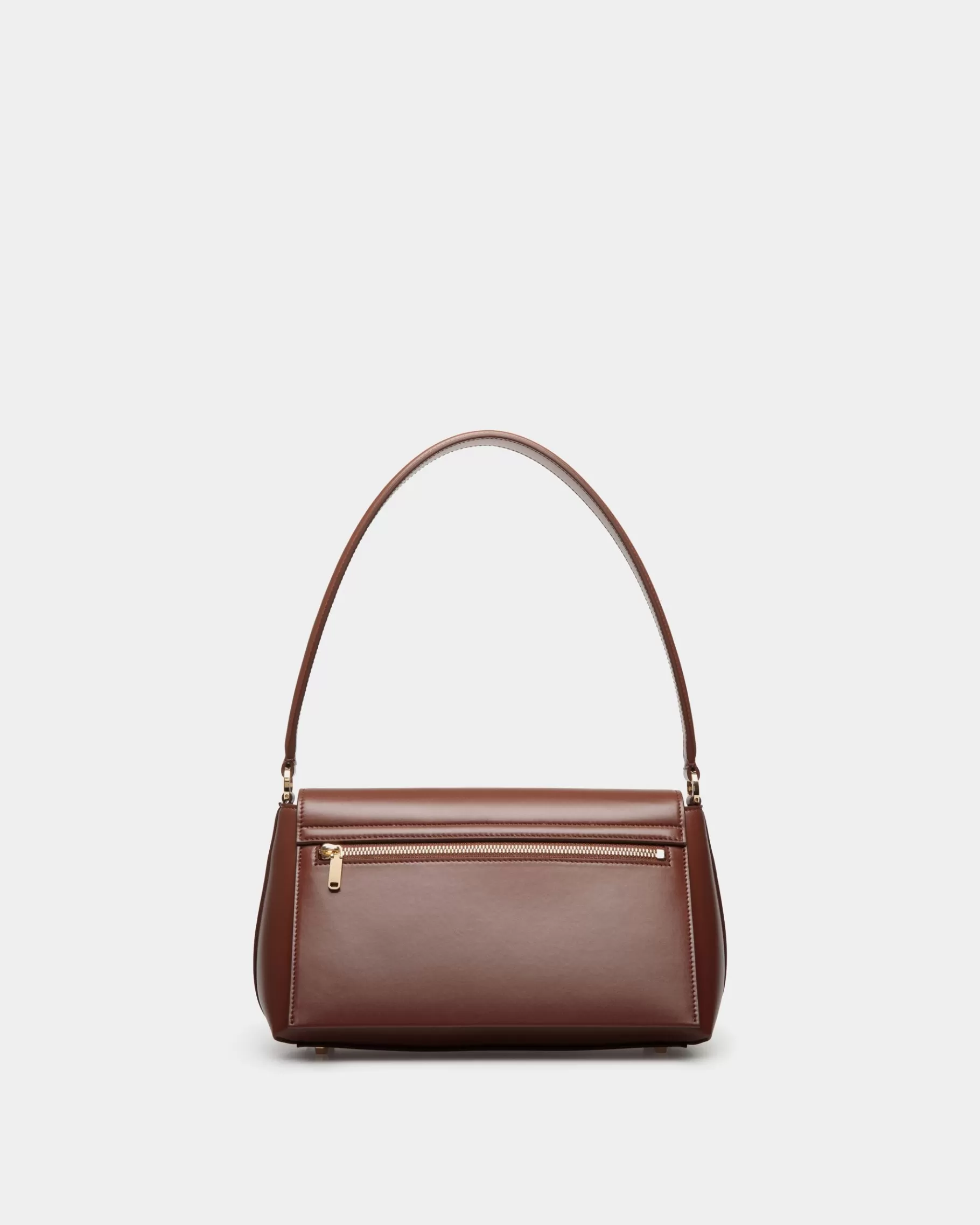 Top Handle Bags<Bally Ollam Small Top Handle Bag In Leather Brown