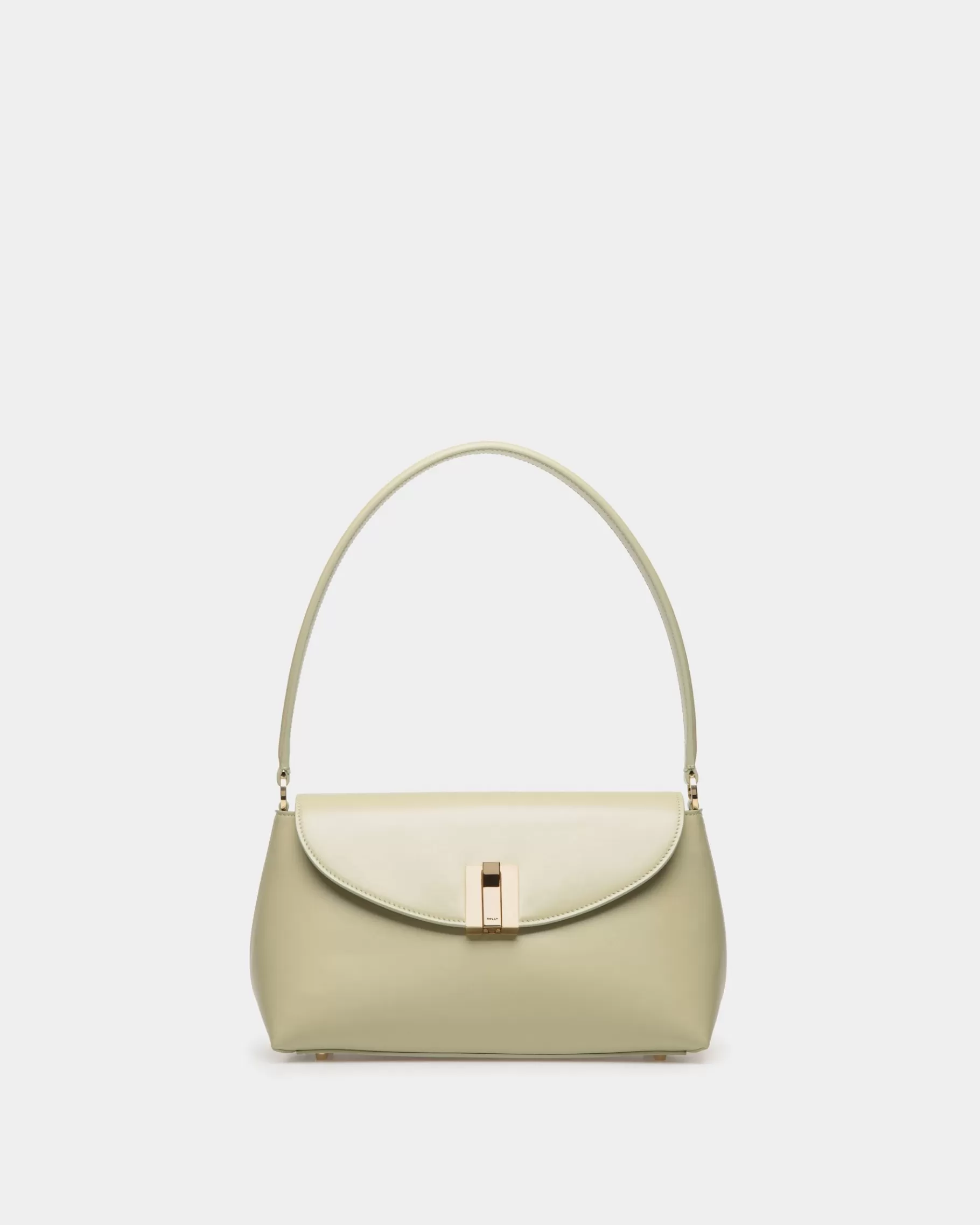 Top Handle Bags<Bally Ollam Small Top Handle Bag In Light Leather Green