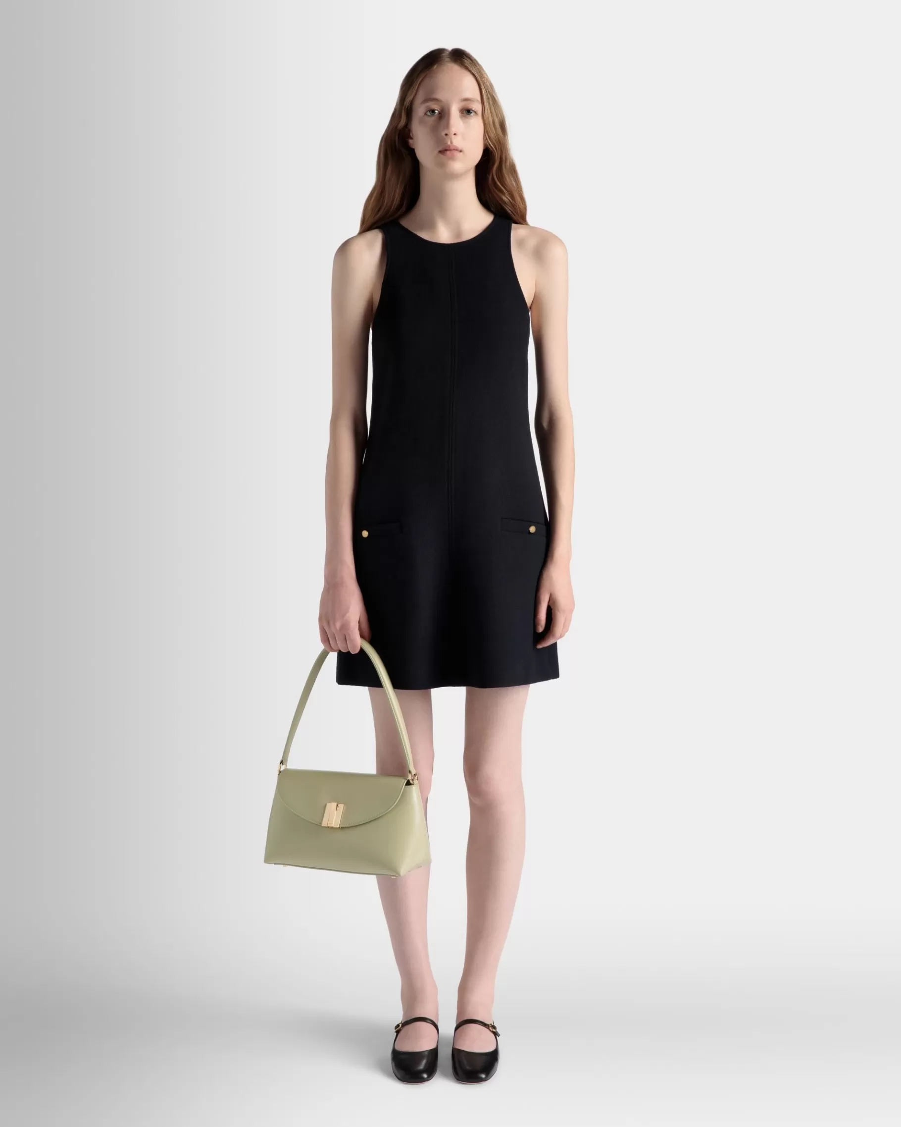 Top Handle Bags<Bally Ollam Small Top Handle Bag In Light Leather Green