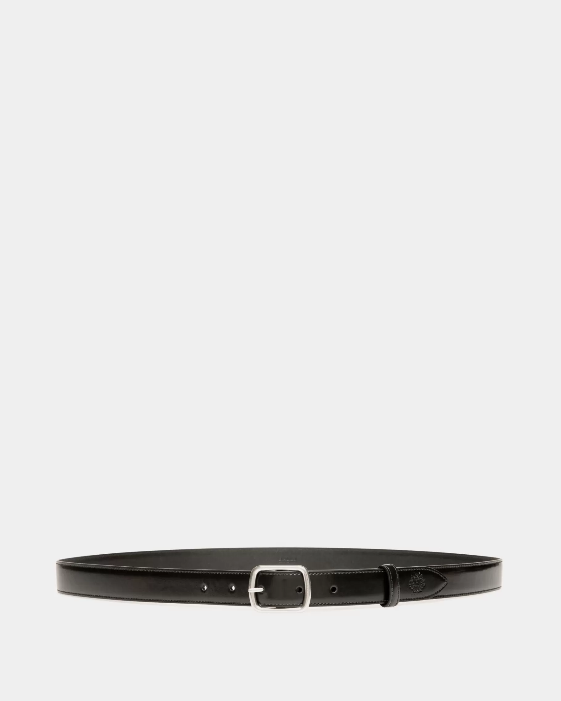 Belts<Bally Orson 25mm Belt In Leather Black