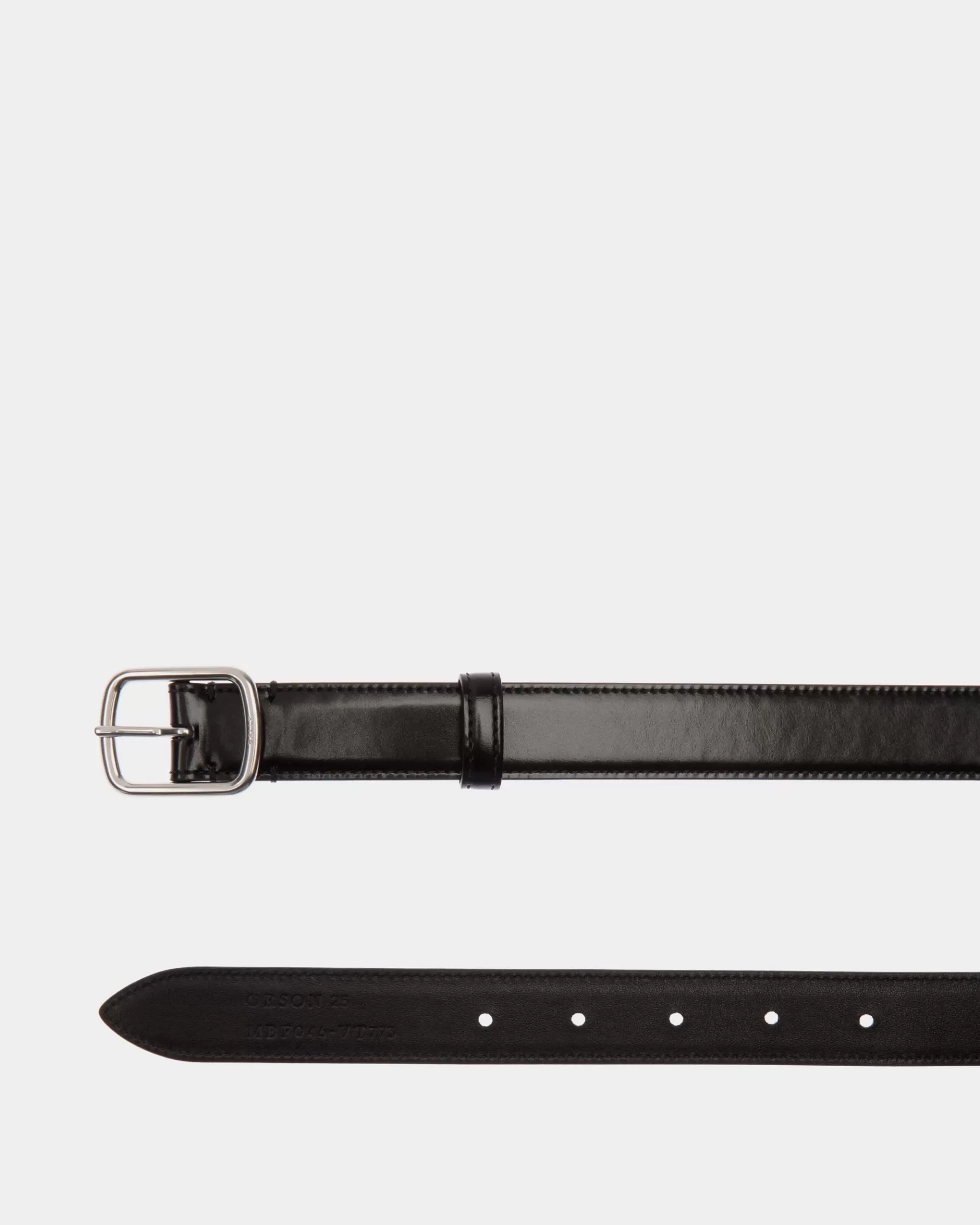 Belts<Bally Orson 25mm Belt In Leather Black