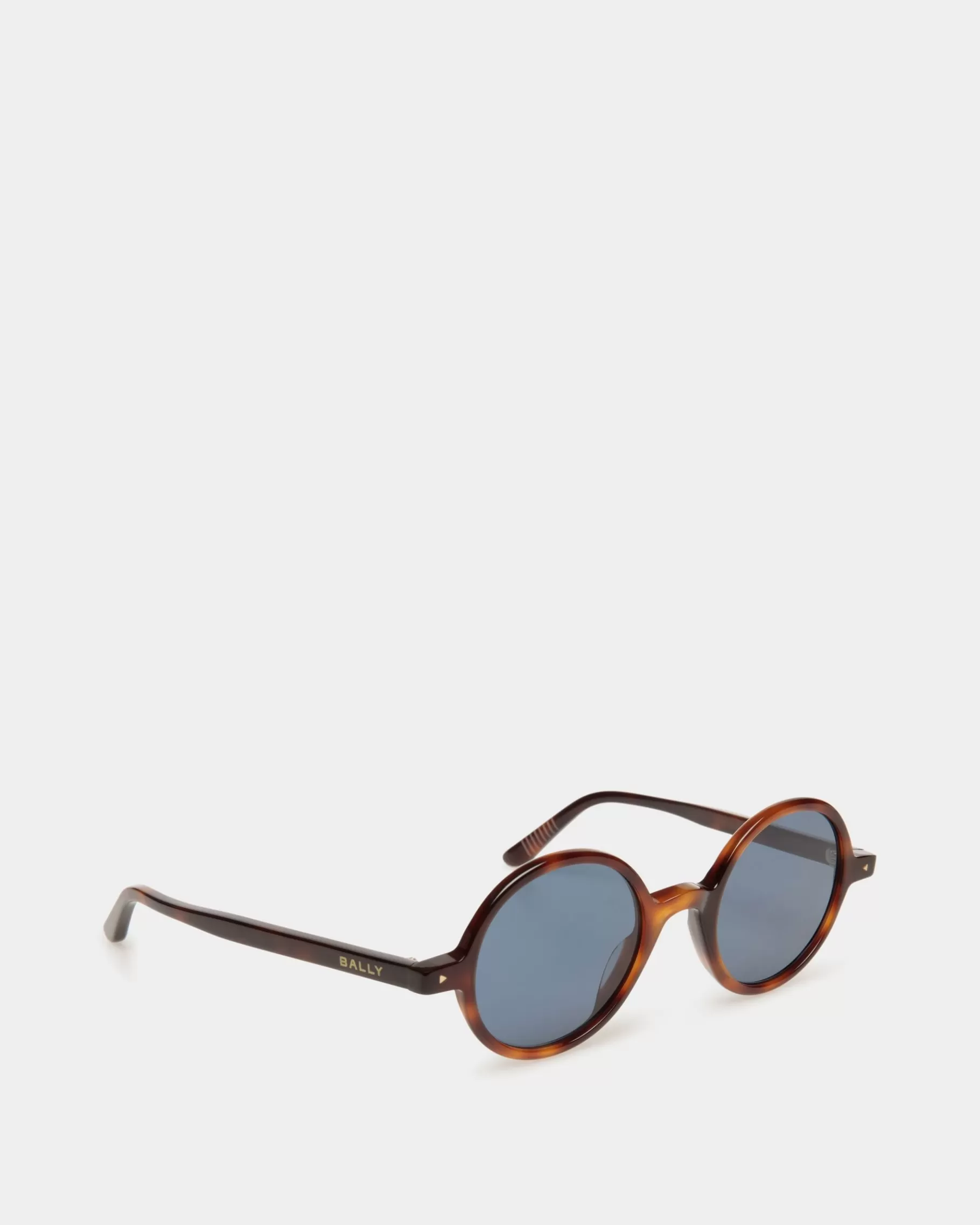Sunglasses | Sunglasses<Bally Otto Sunglasses In Havana Acetate Brown