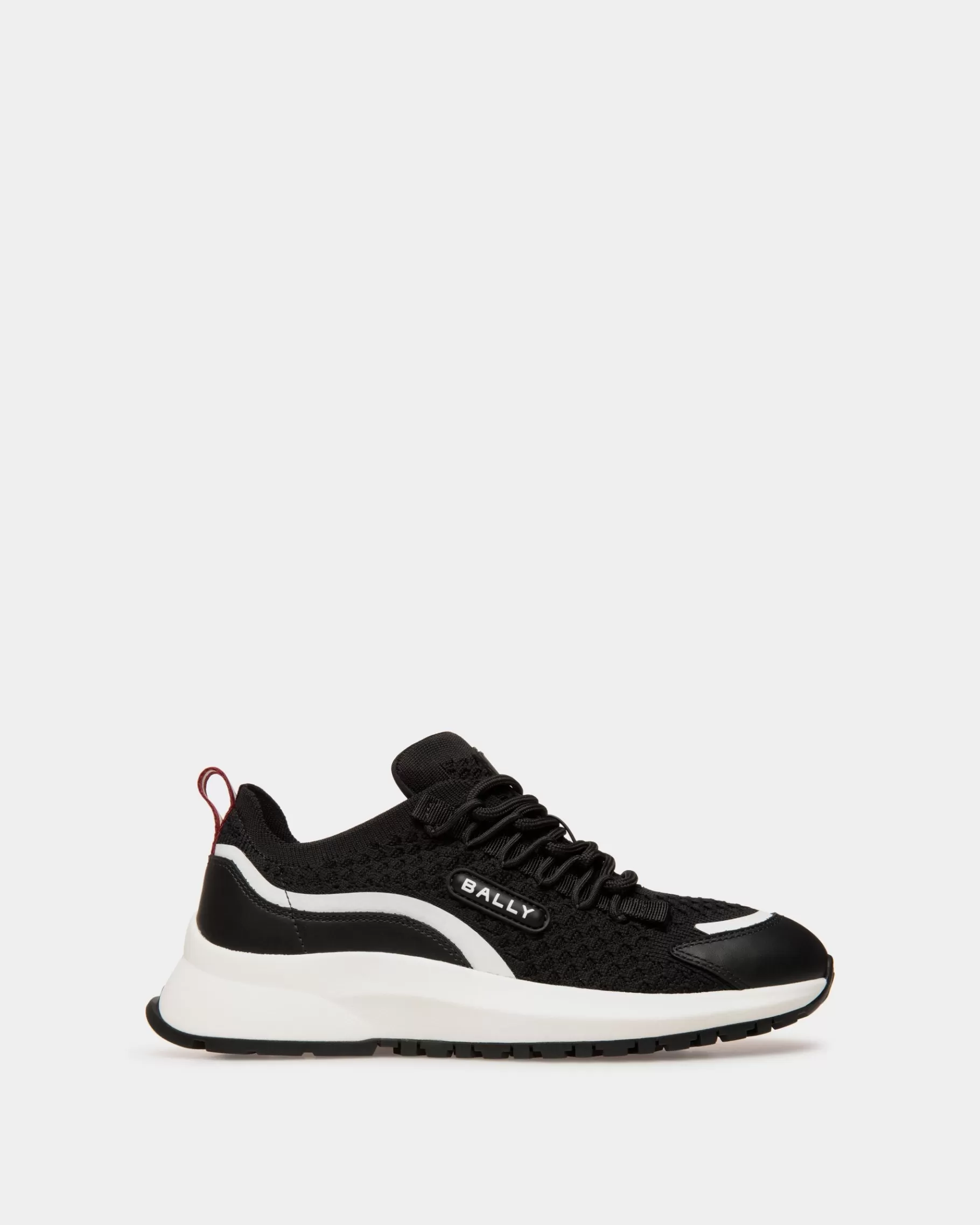 Sneakers<Bally Outline Sneaker in Knit Black