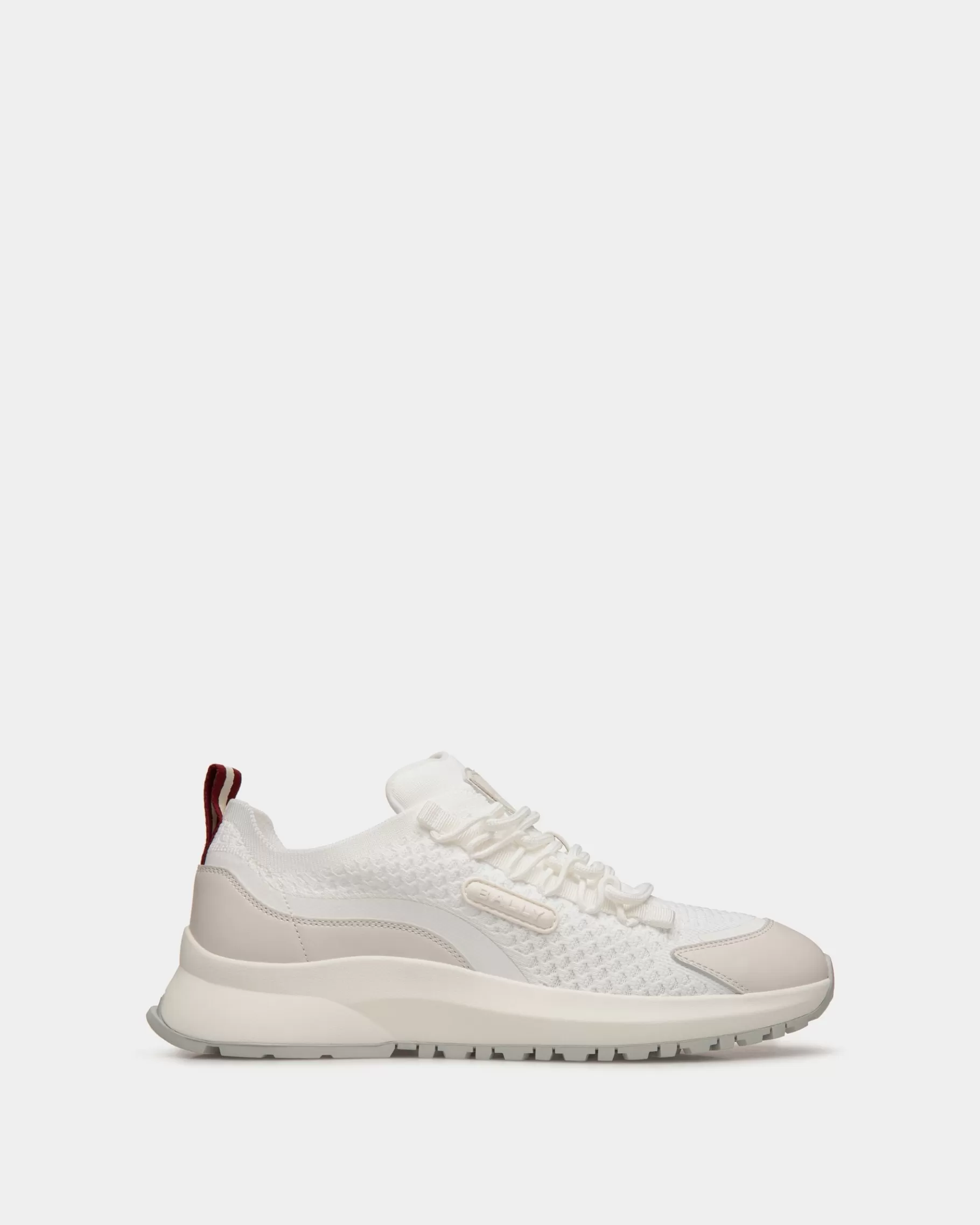 Sneakers<Bally Outline Sneaker In Nylon White