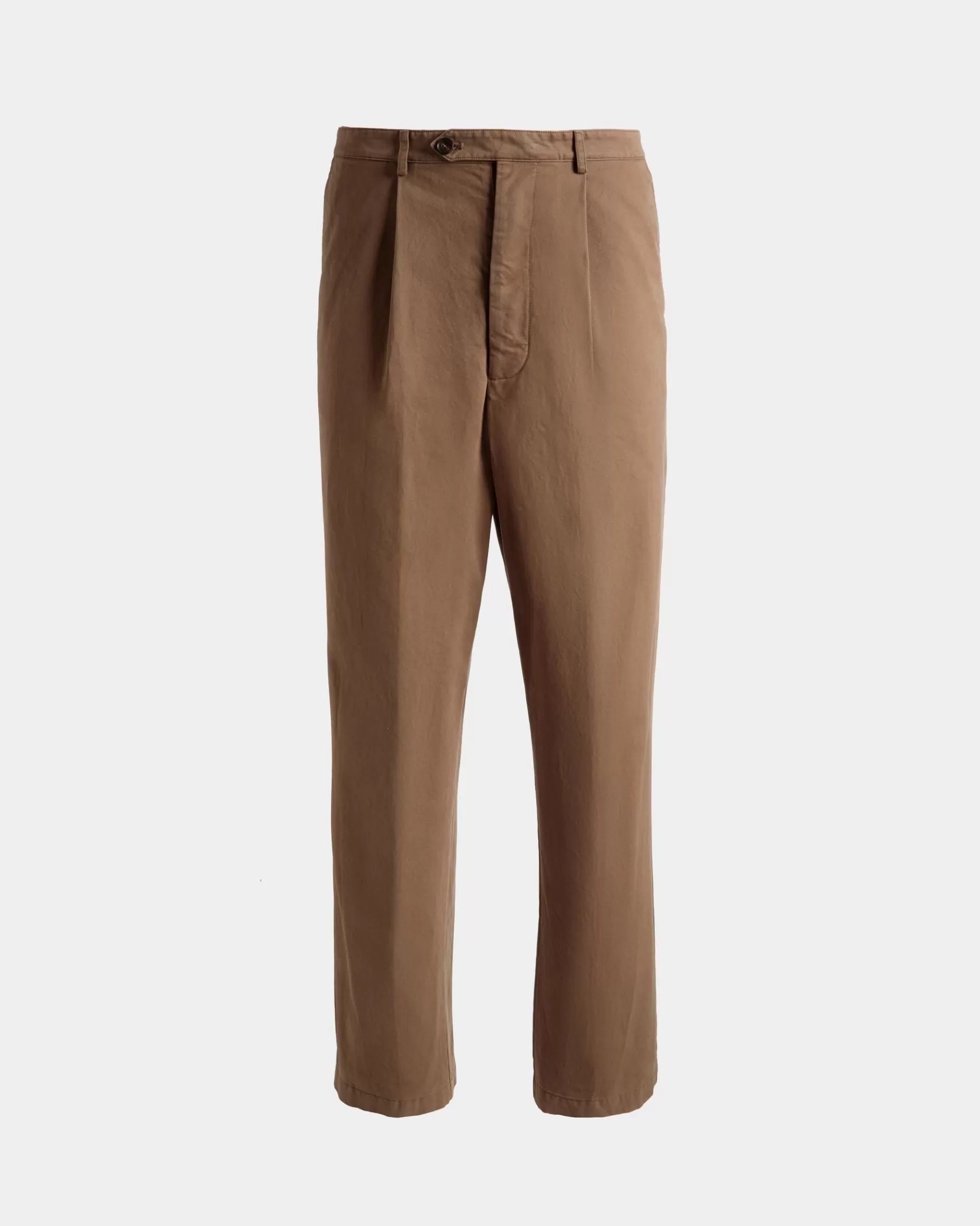 Pants<Bally Pants in Camel Cotton Beige