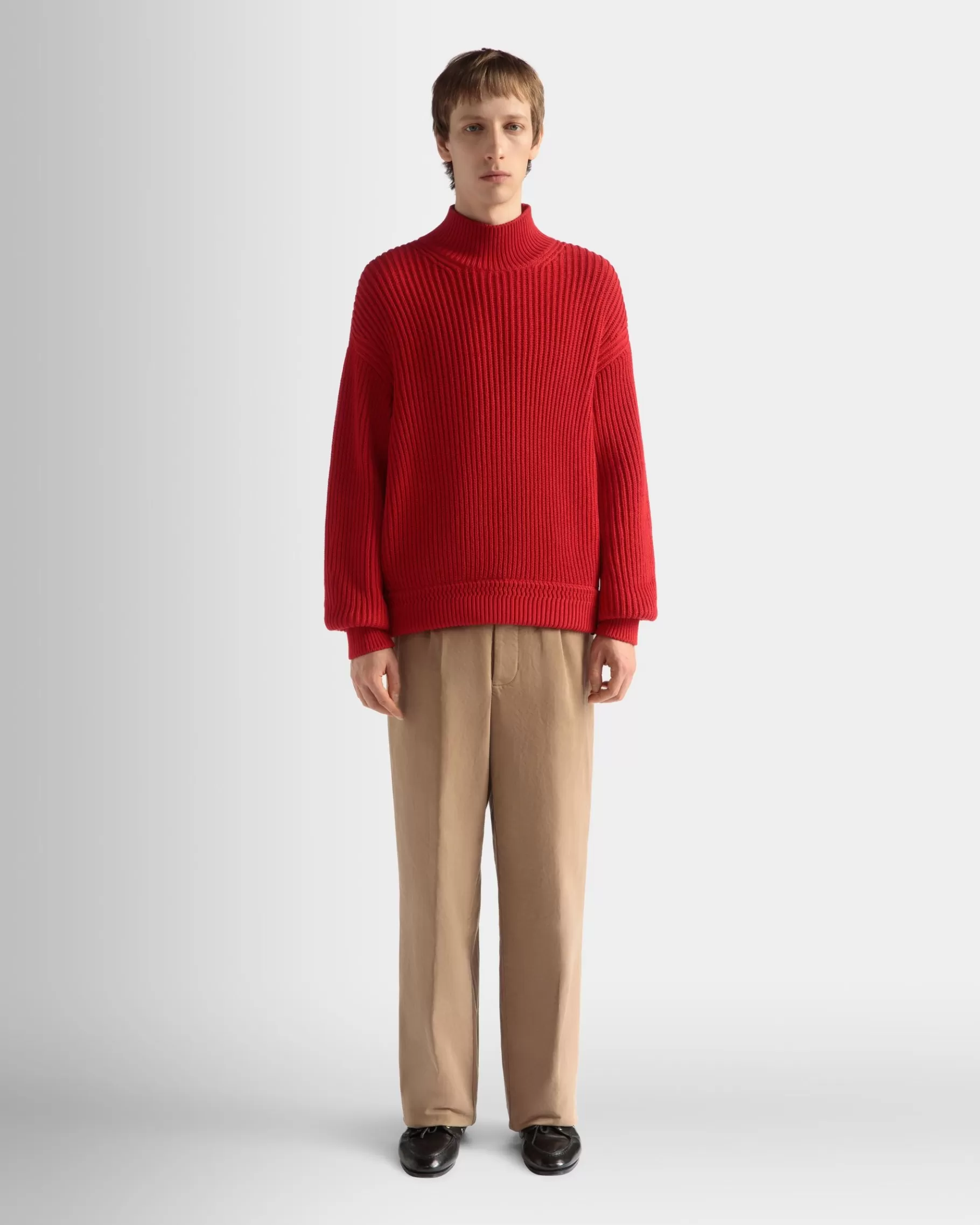 Pants<Bally Pants in Camel Cotton Beige