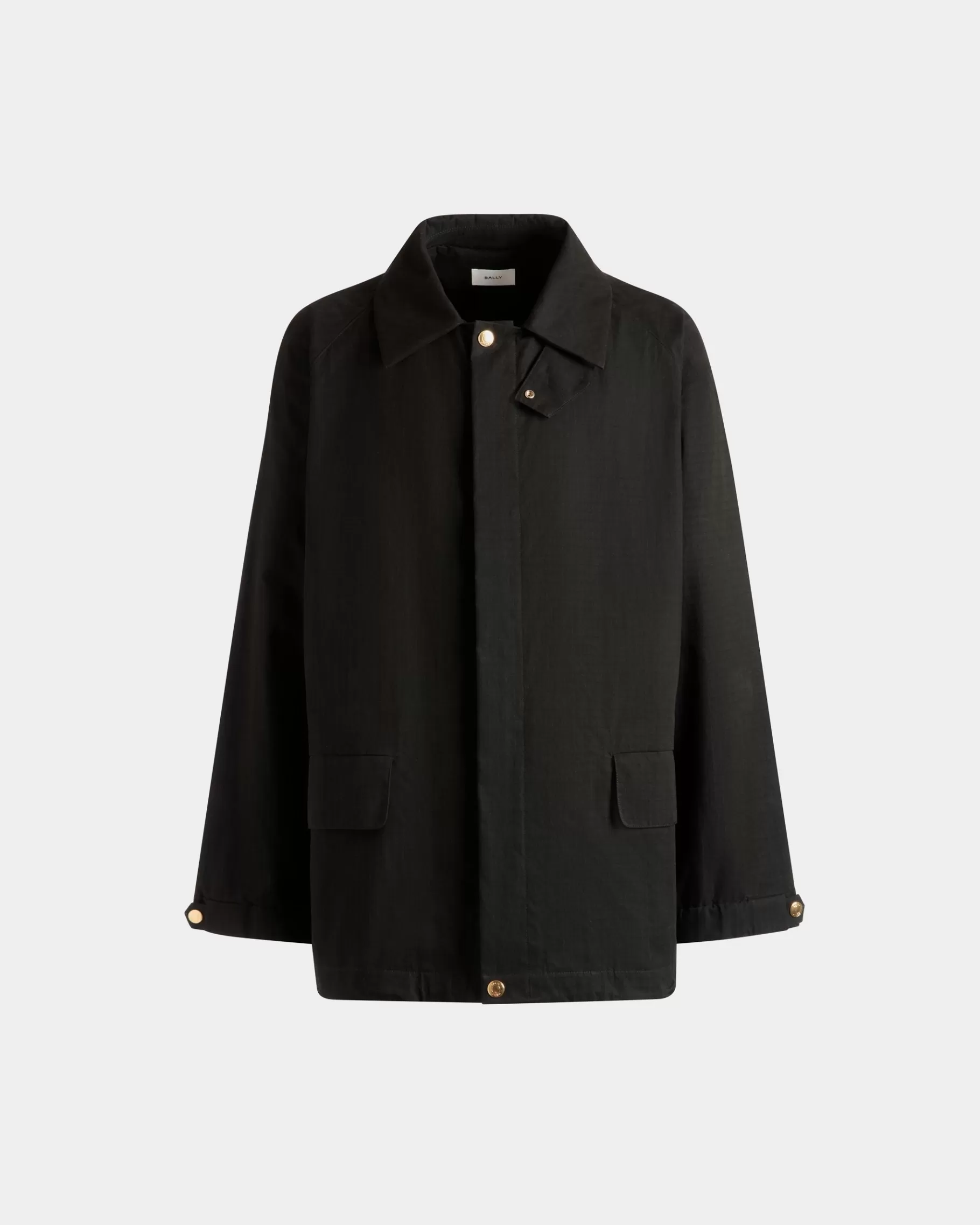 Coats & Jackets<Bally Parka in Nylon Black