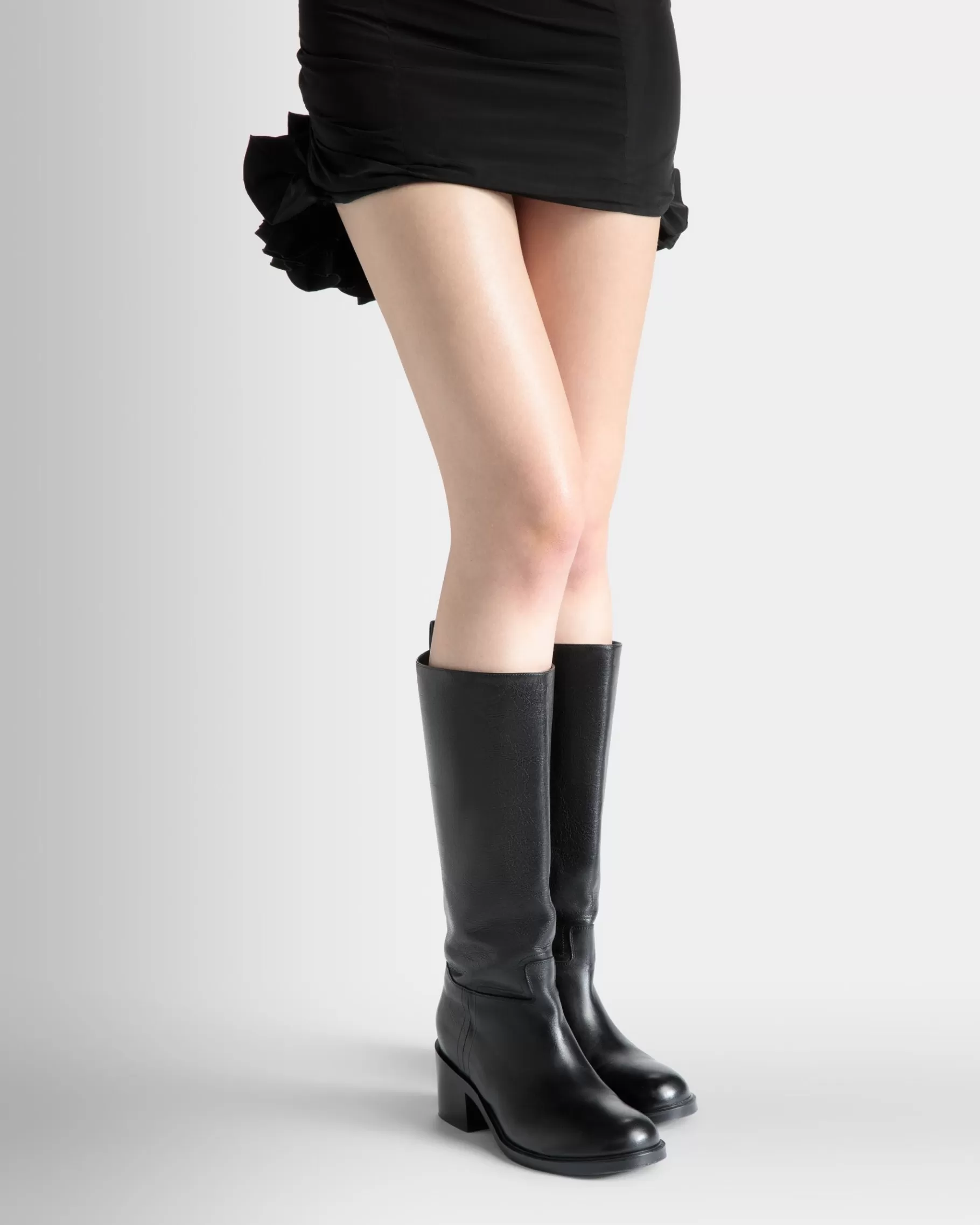 Boots & Ankle Boots<Bally Peggy Boot in Leather Black