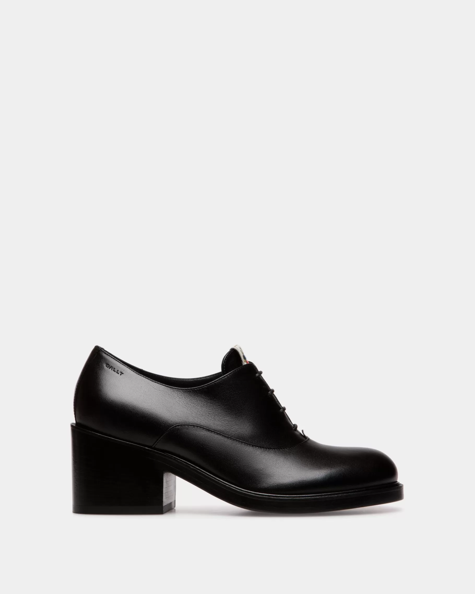 Flats & Moccasins<Bally Peggy Oxford In Leather Black