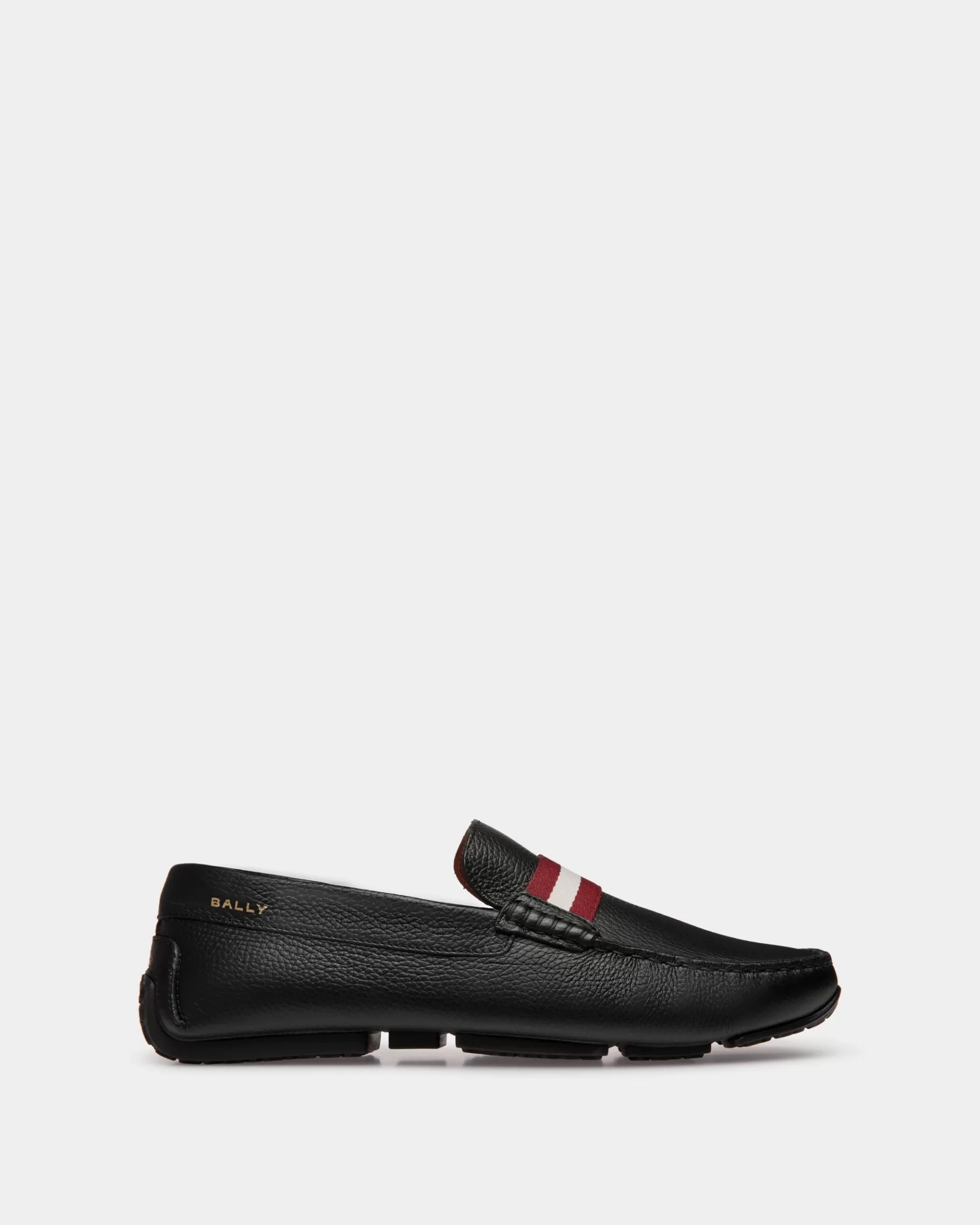 Drivers<Bally Pilot Driver In Grained Leather Black