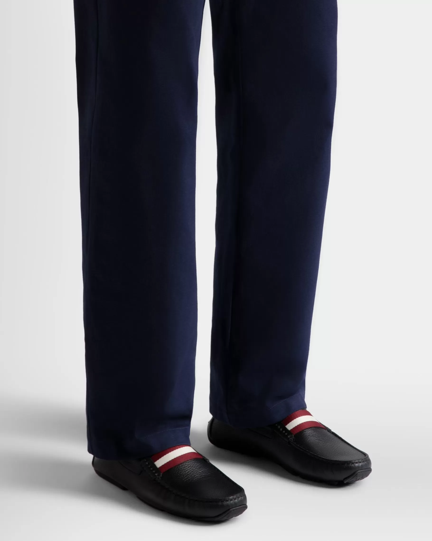 Drivers<Bally Pilot Driver In Grained Leather Black