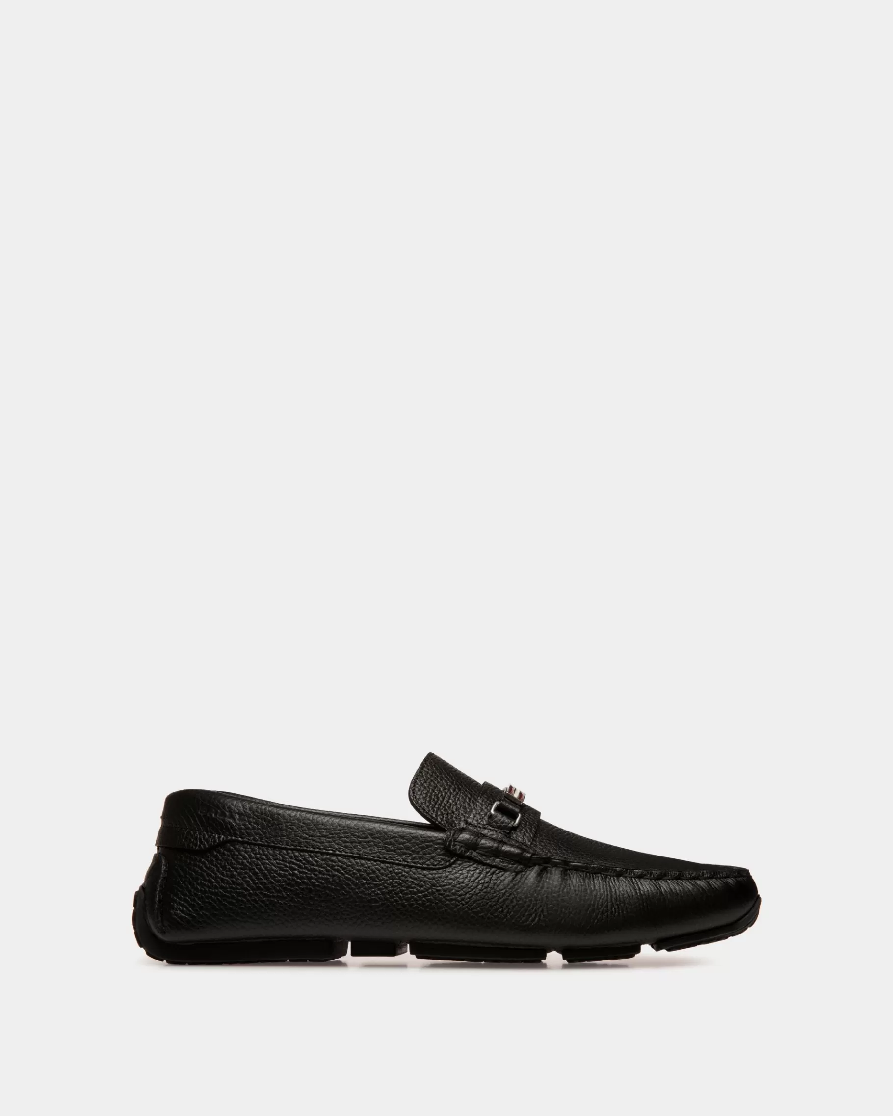 Drivers<Bally Pilot Driver In Grained Leather Black
