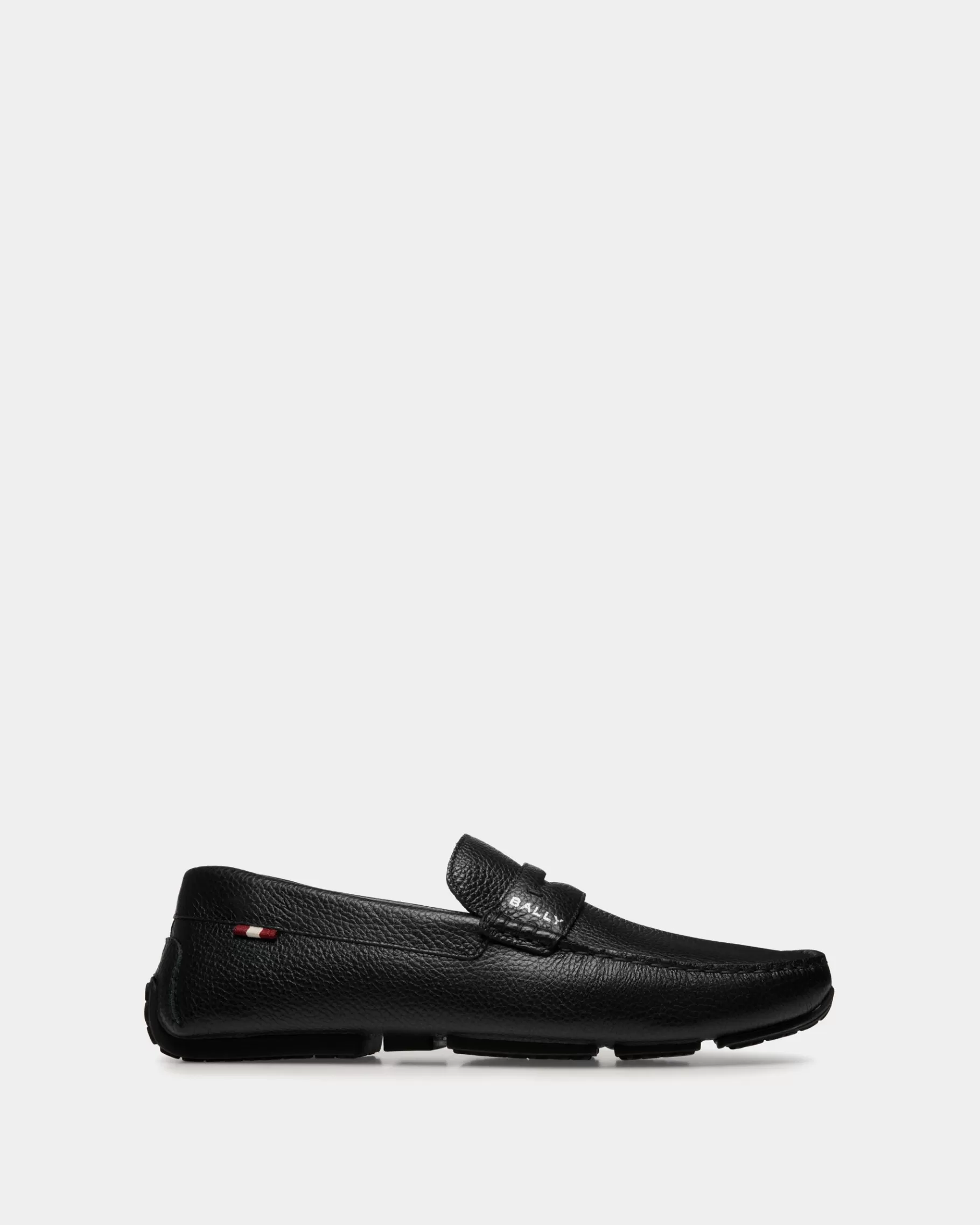 Drivers<Bally Pilot Driver In Grained Leather Black
