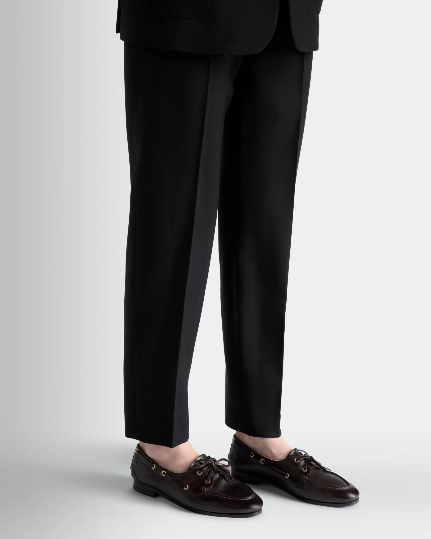 Flats & Moccasins<Bally Plume Moccasin in Dark Leather Brown