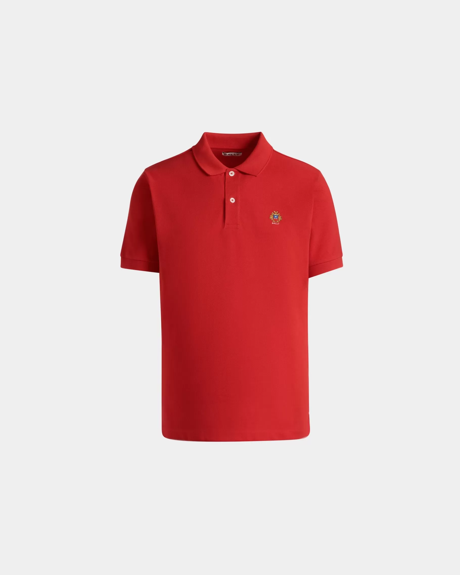 Shirts & T-shirts<Bally Polo Shirt in Cotton Red