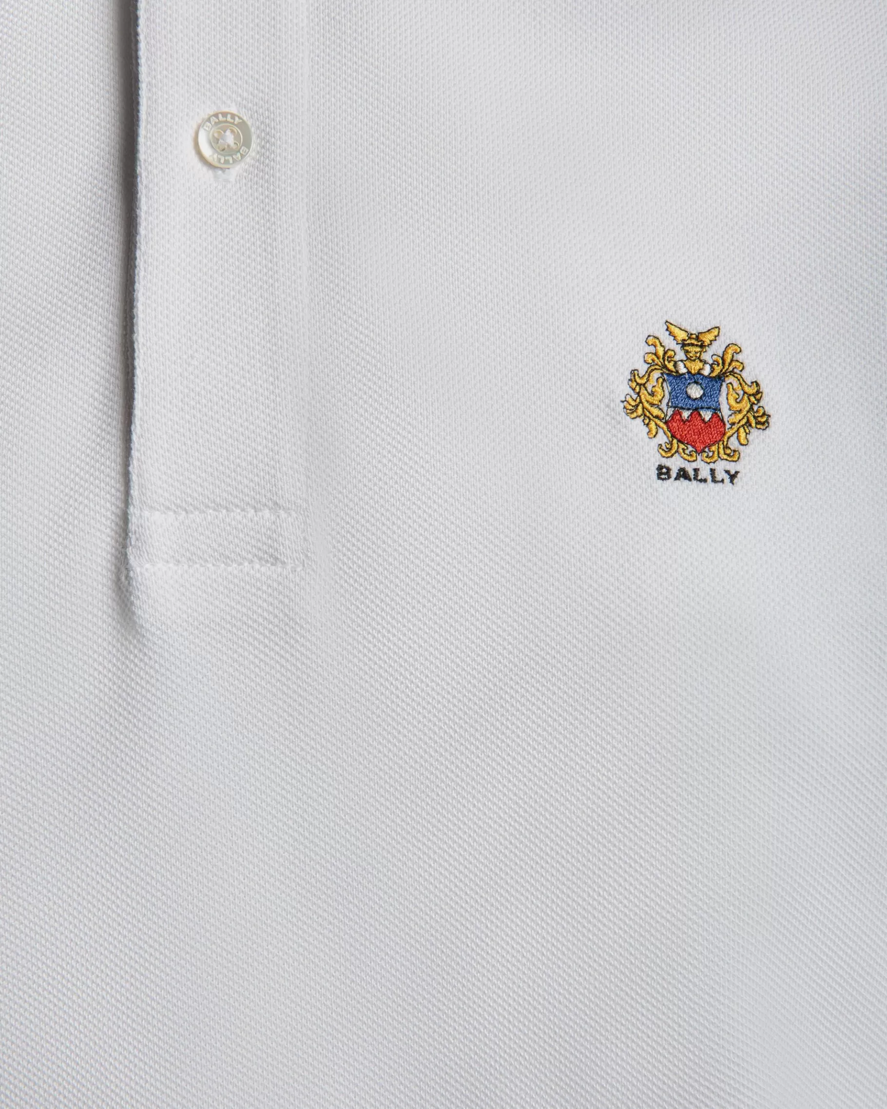 Shirts & T-shirts<Bally Polo Shirt in Cotton White