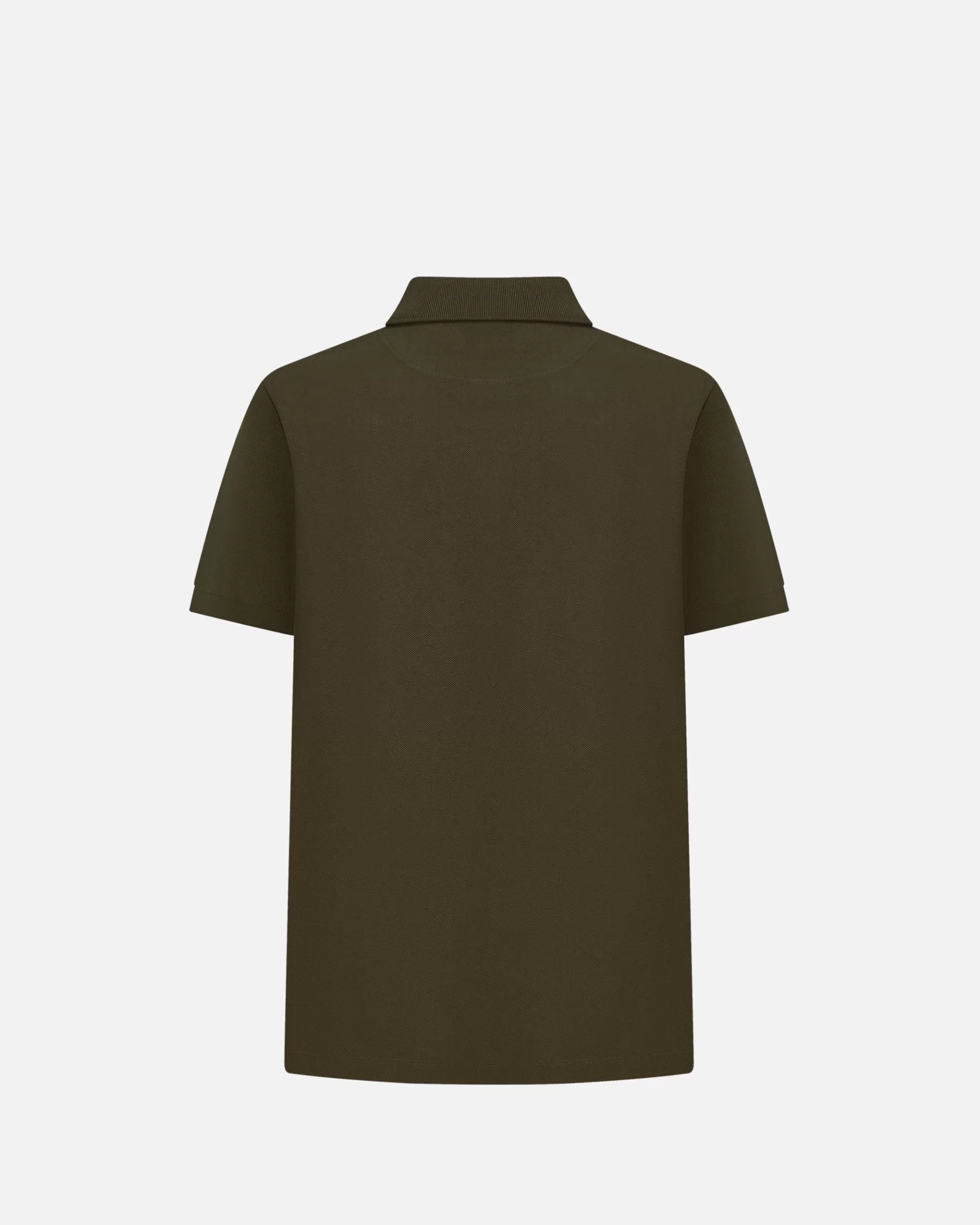 Shirts & T-shirts<Bally Polo With a Crest Logo In Military Cotton Green