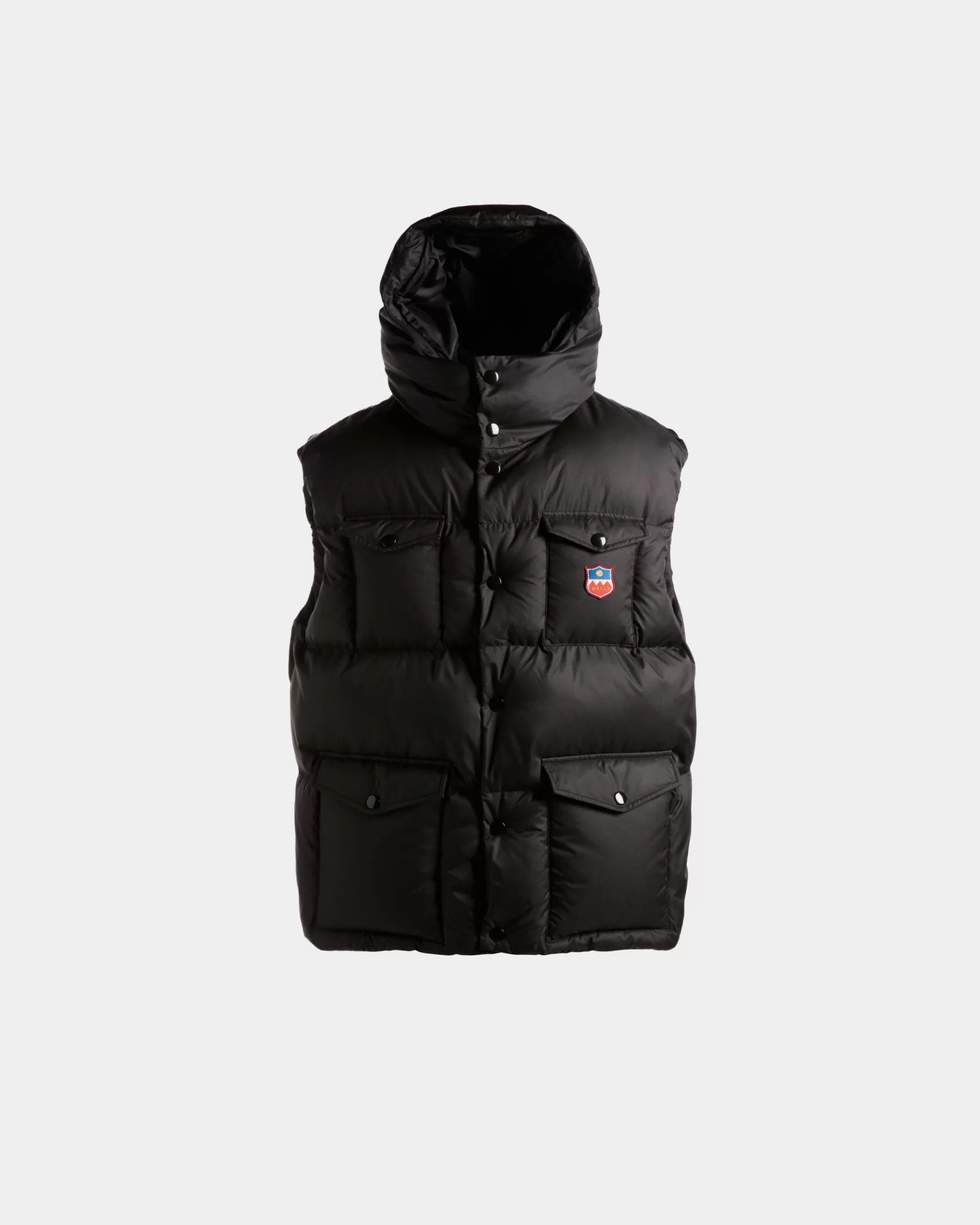 Coats & Jackets<Bally Puffer Gilet in Nylon Black