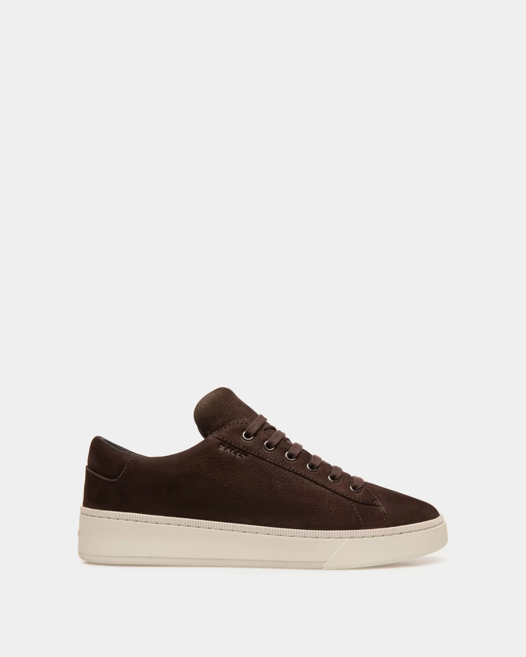Sneakers<Bally Raise Sneaker in Ebano Nubuck Leather Brown