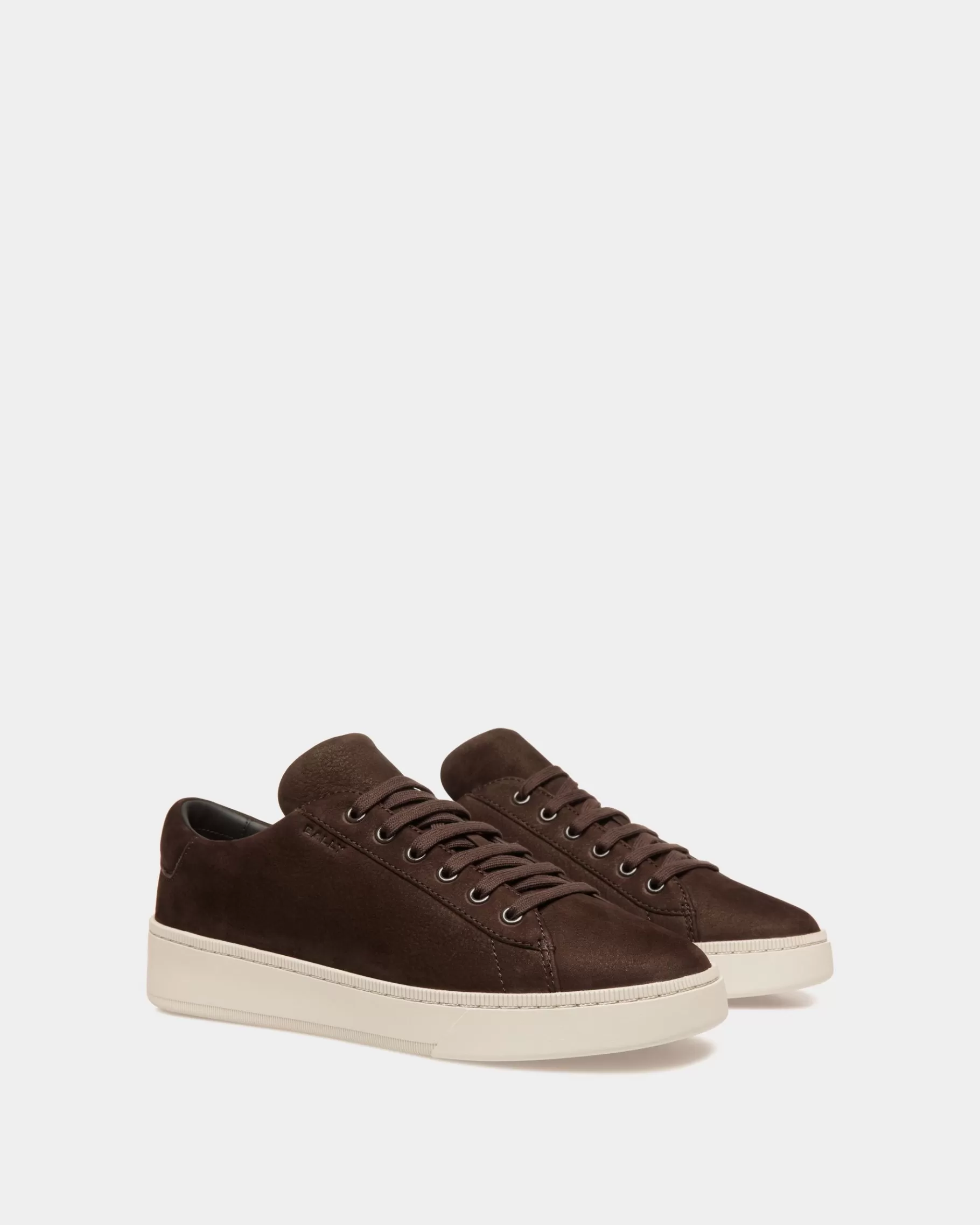 Sneakers<Bally Raise Sneaker in Ebano Nubuck Leather Brown