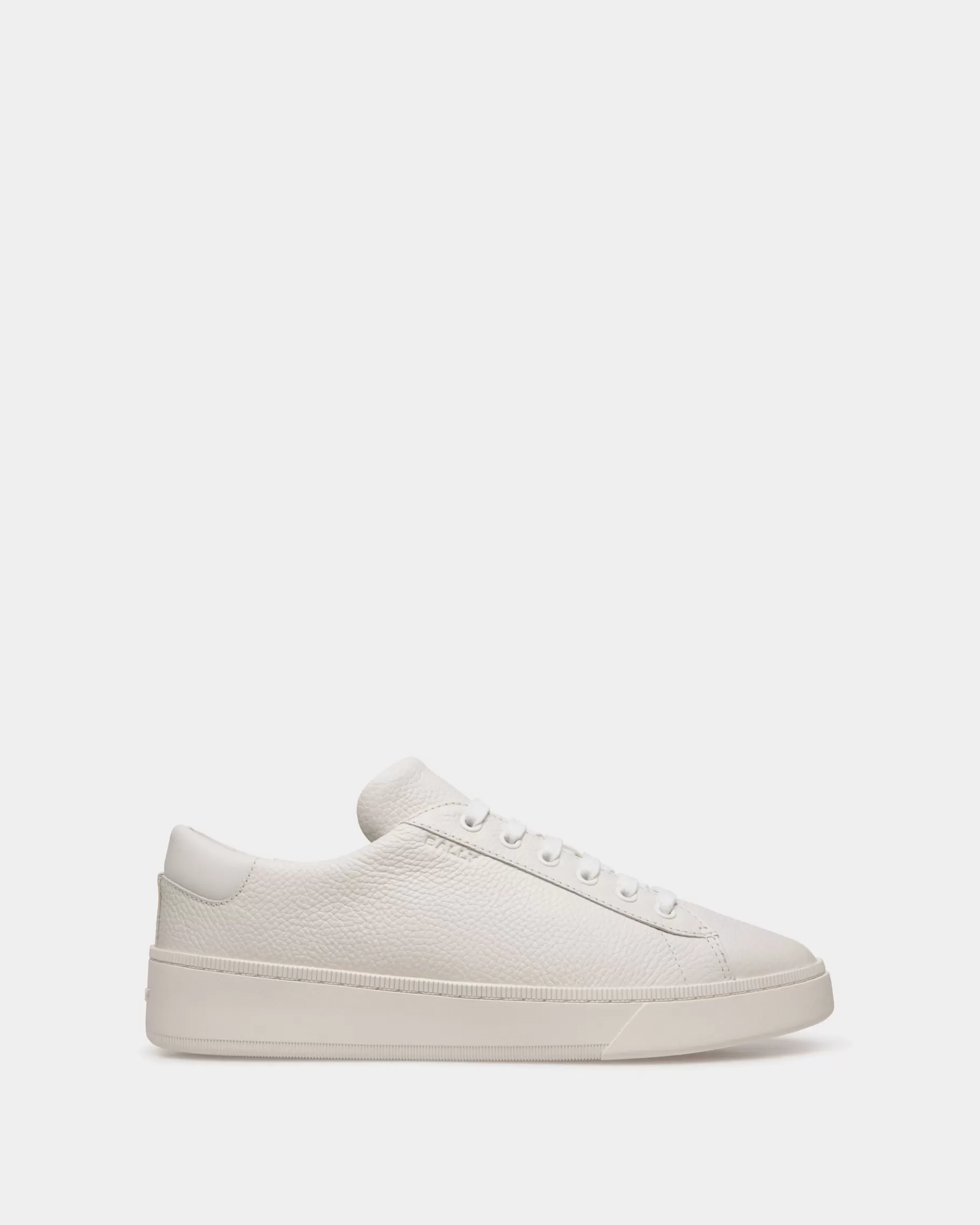 Sneakers<Bally Raise Sneaker In Grained Leather White