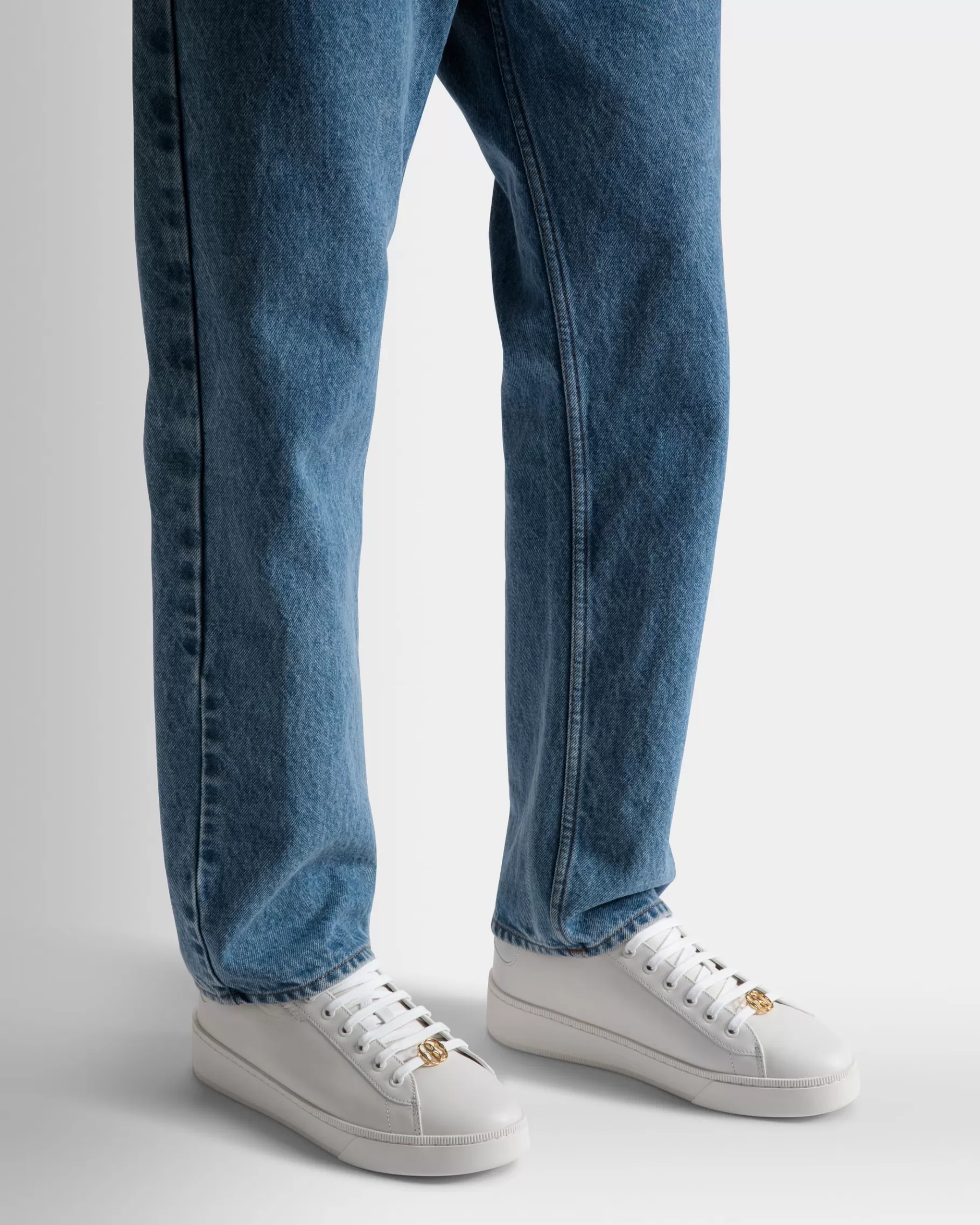Sneakers<Bally Raise Sneakers In Leather White