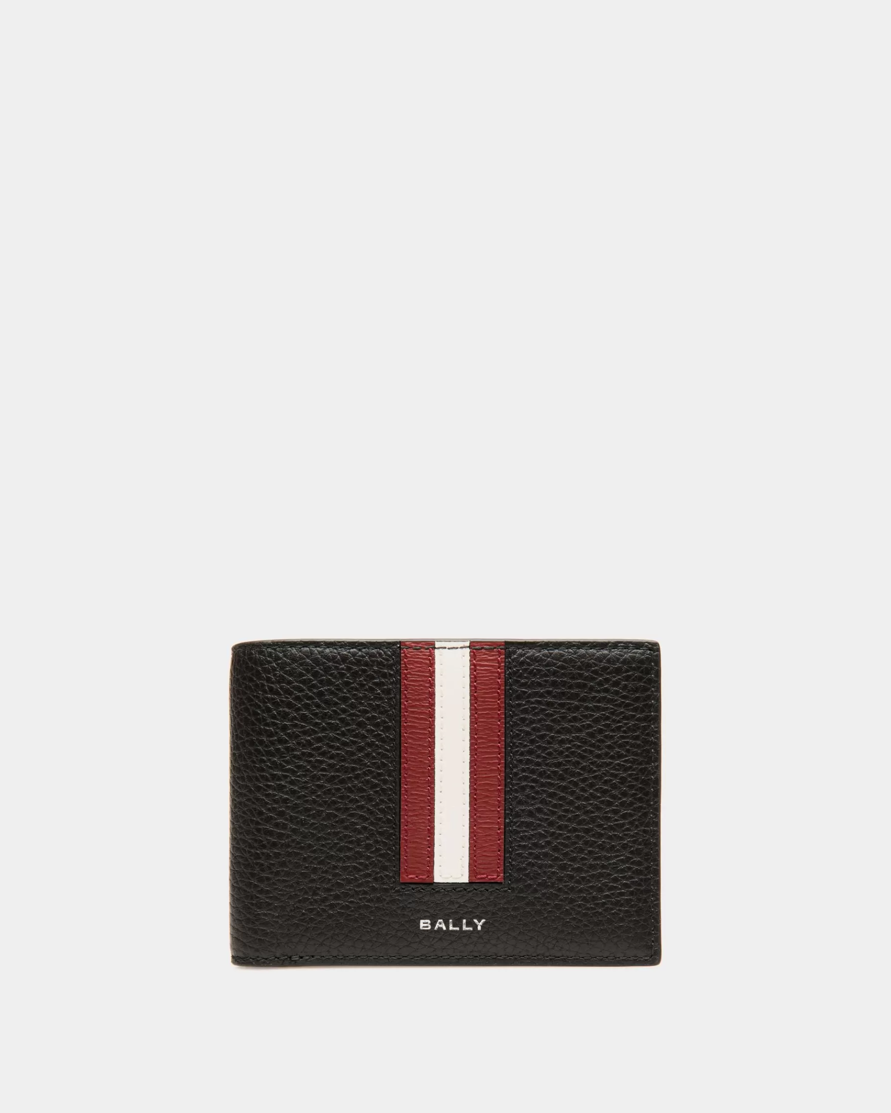 Wallets & Card Holders<Bally Ribbon Bifold In Leather Black