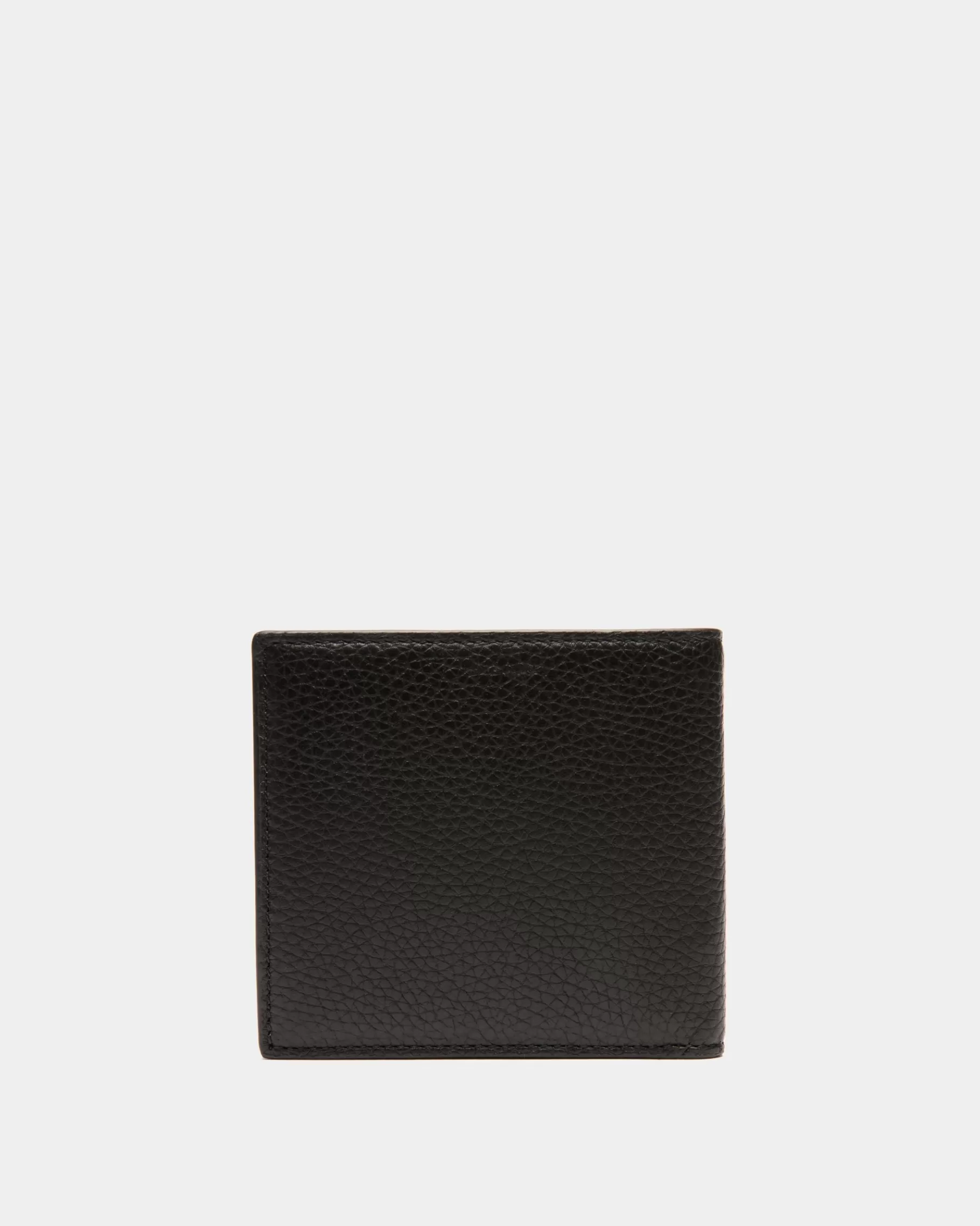 Wallets & Card Holders<Bally Ribbon Bifold Wallet In Grained Leather Black