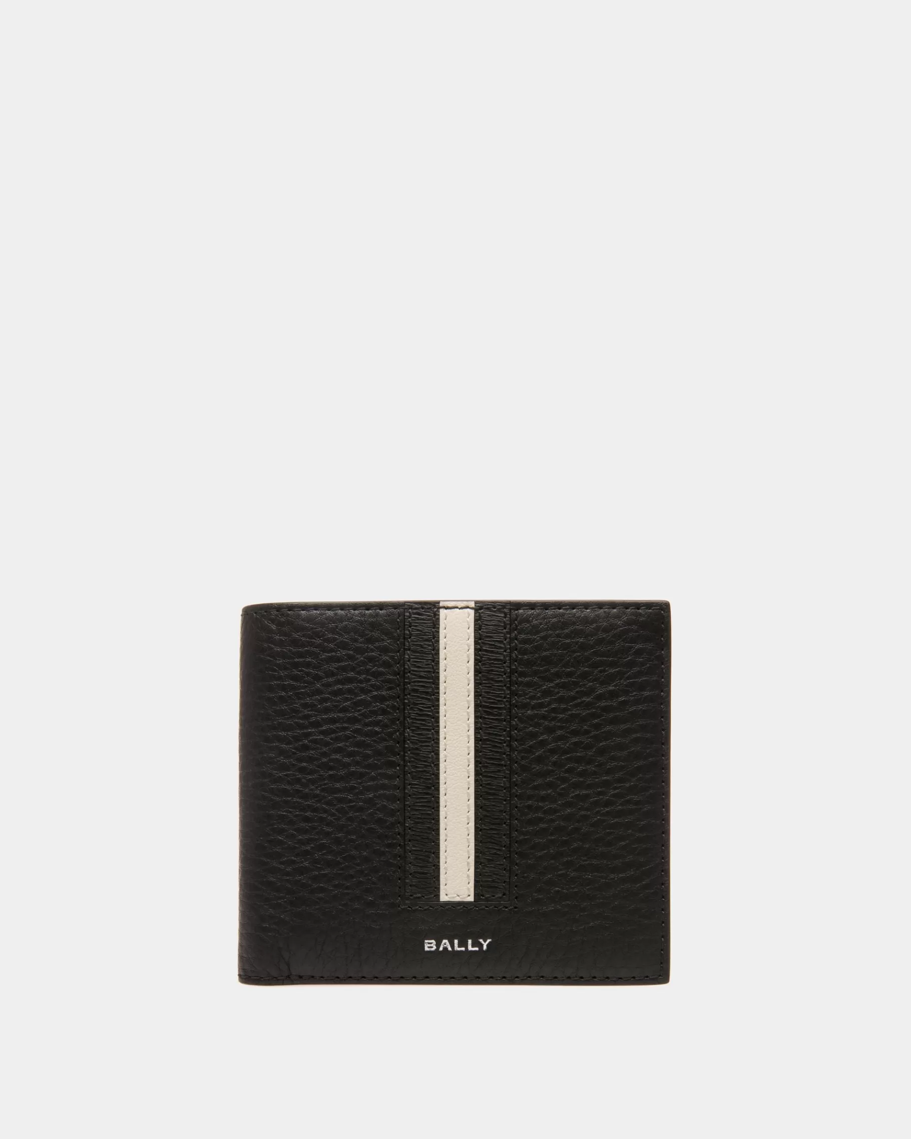 Wallets & Card Holders<Bally Ribbon ID Coin Wallet In Leather Black