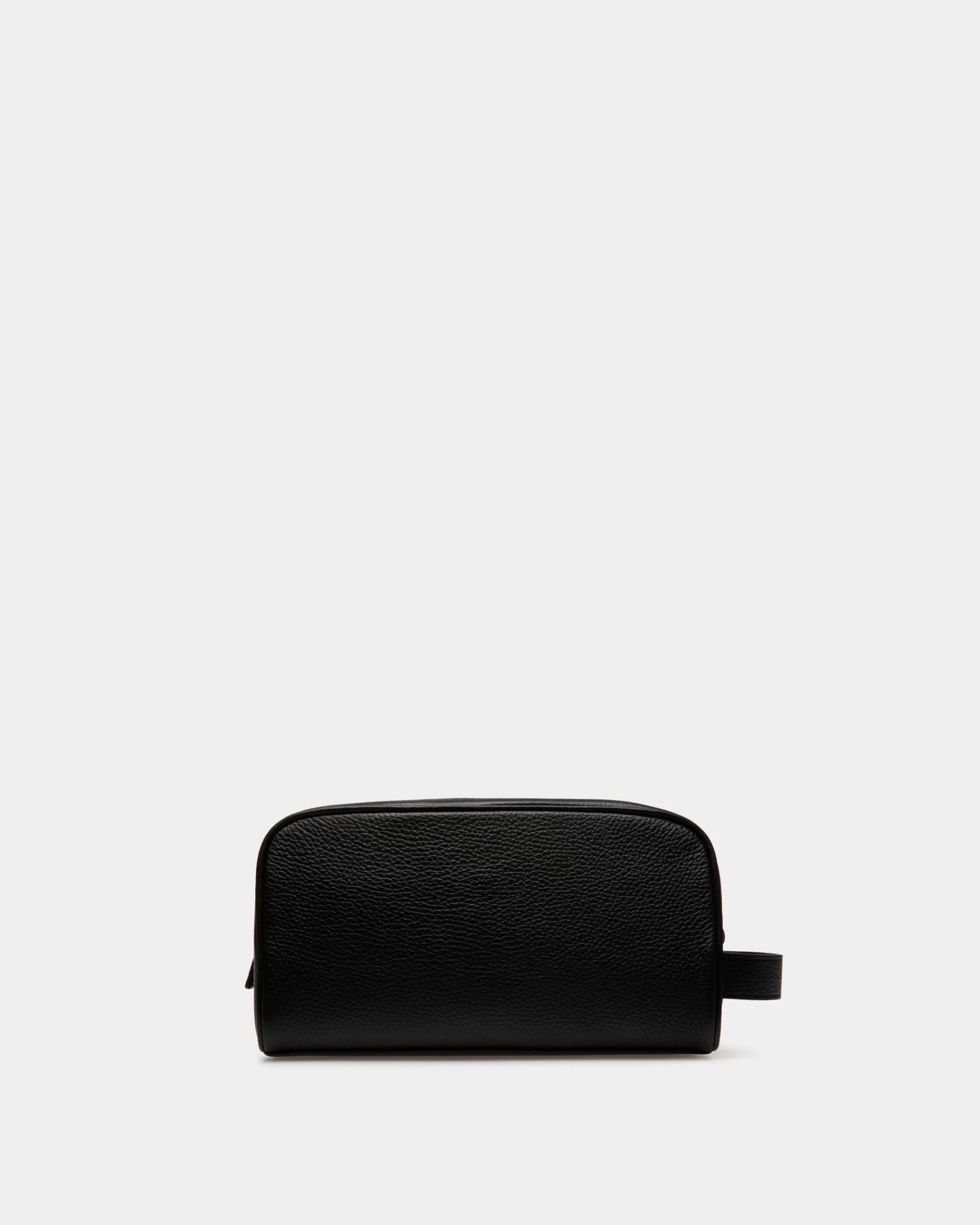Small Accessories<Bally Ribbon Necessaire In Leather Black