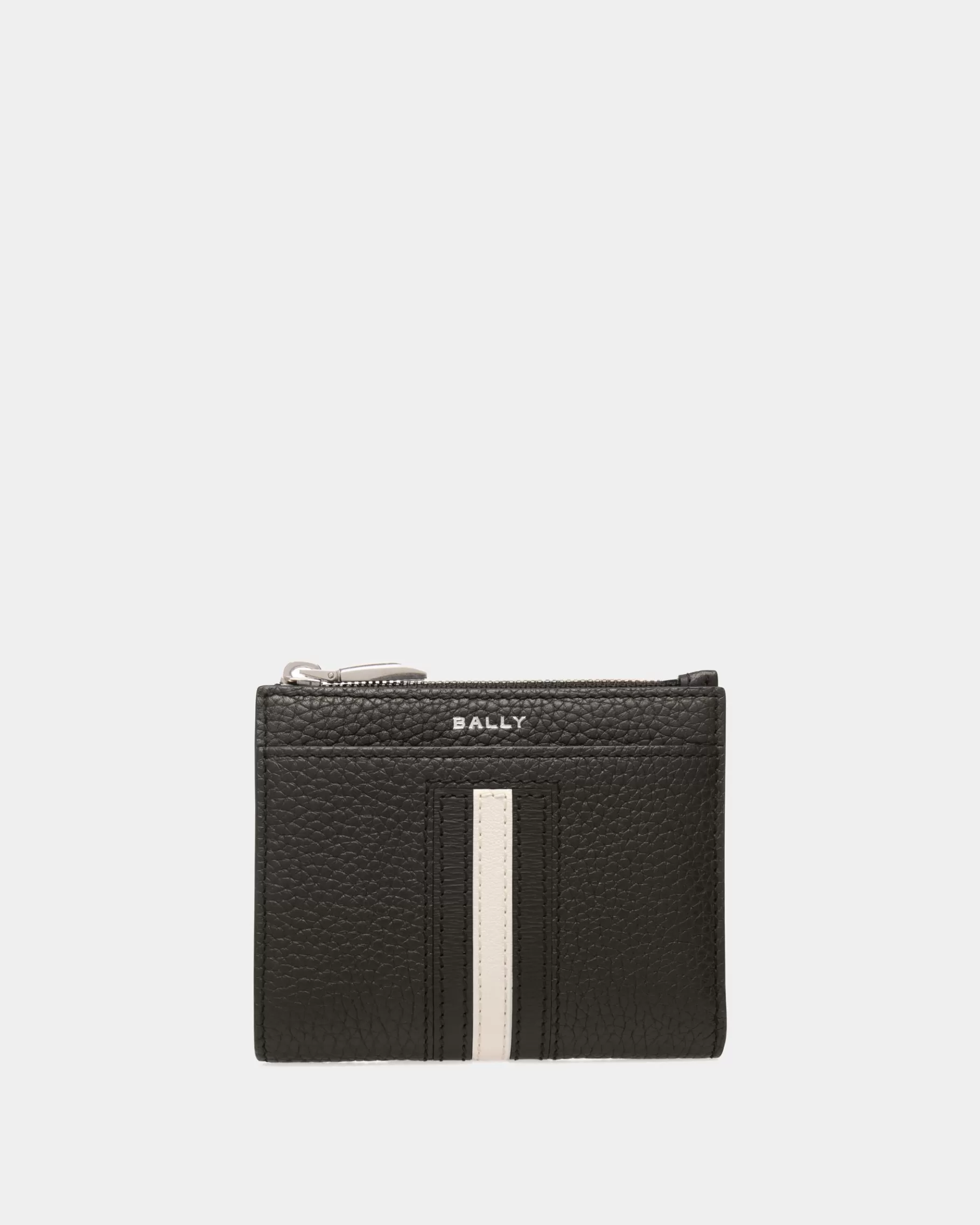 Wallets & Card Holders<Bally Ribbon Wallet In Leather Black