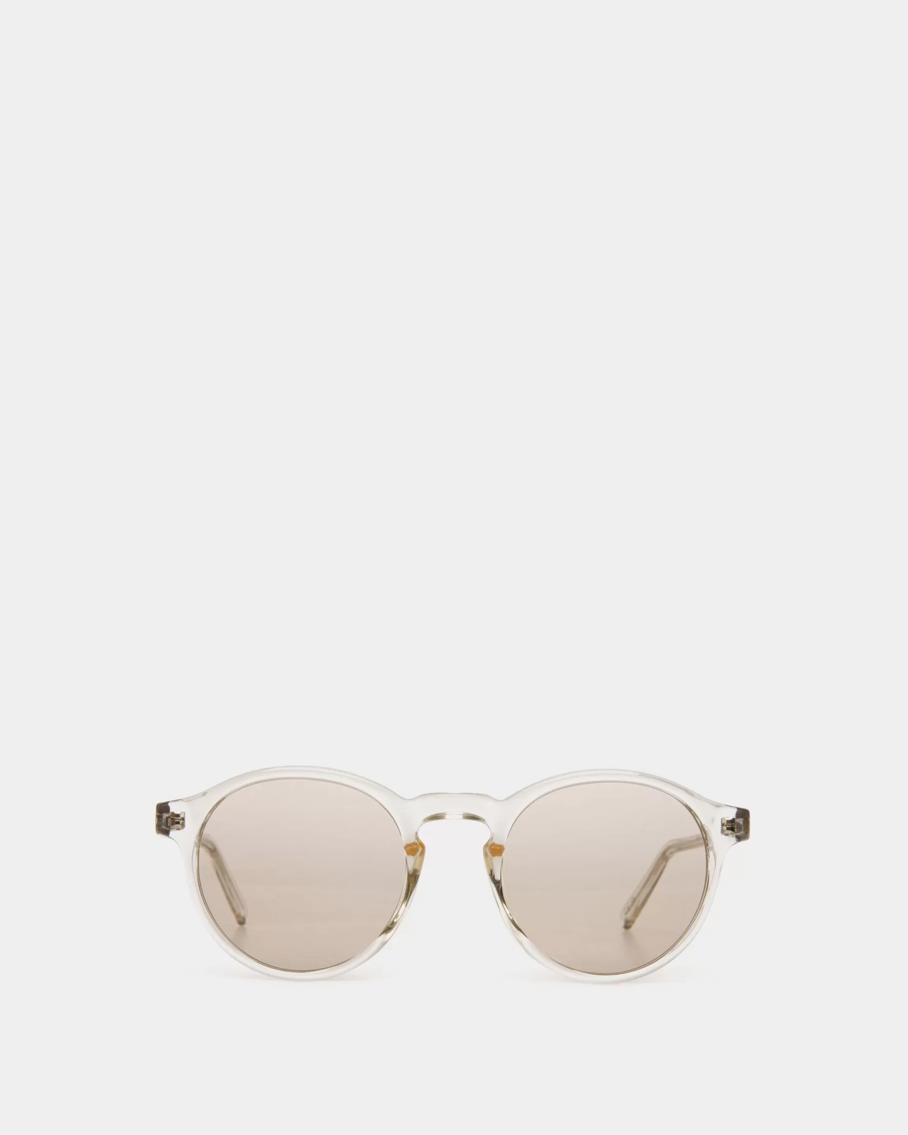 Sunglasses | Sunglasses<Bally Round Sunglasses in Champagne Beige