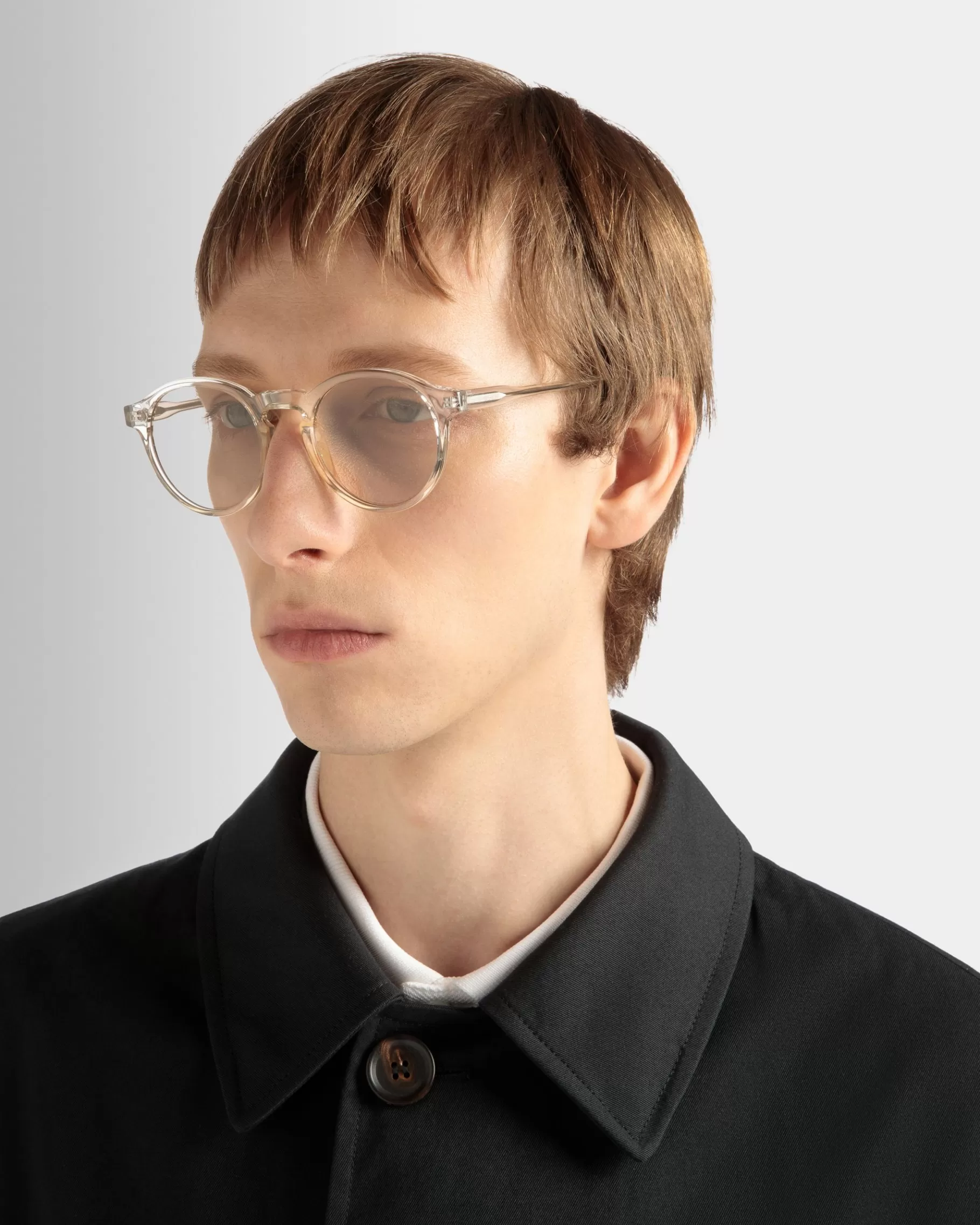 Sunglasses | Sunglasses<Bally Round Sunglasses in Champagne Beige