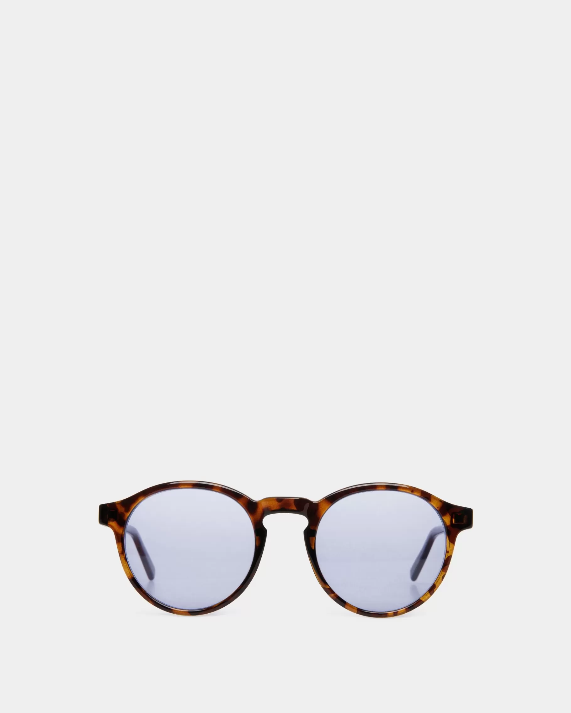 Sunglasses | Sunglasses<Bally Round Sunglasses in Havana Brown