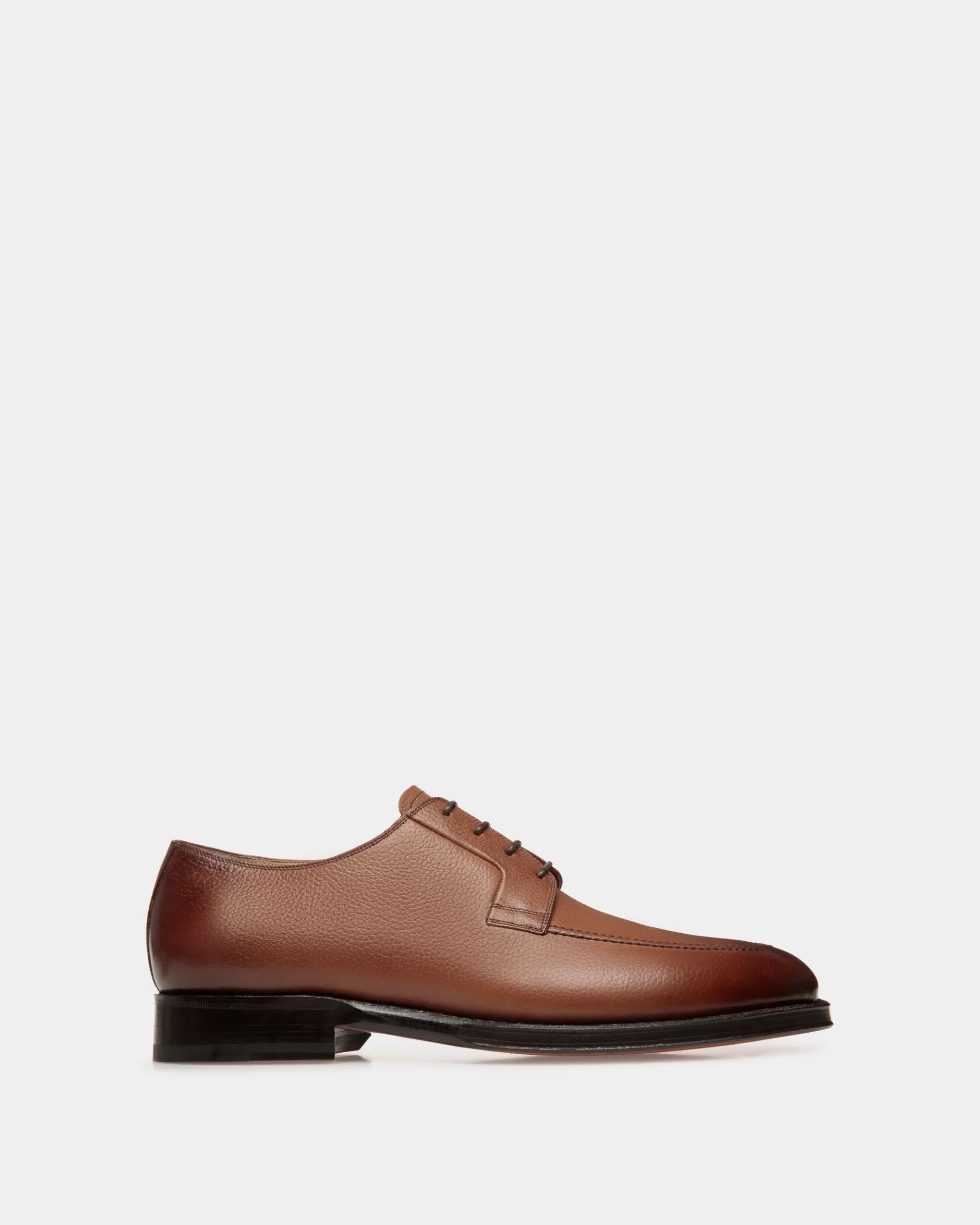 Lace Ups & Monks<Bally Schoenen Derby in Embossed Leather Brown