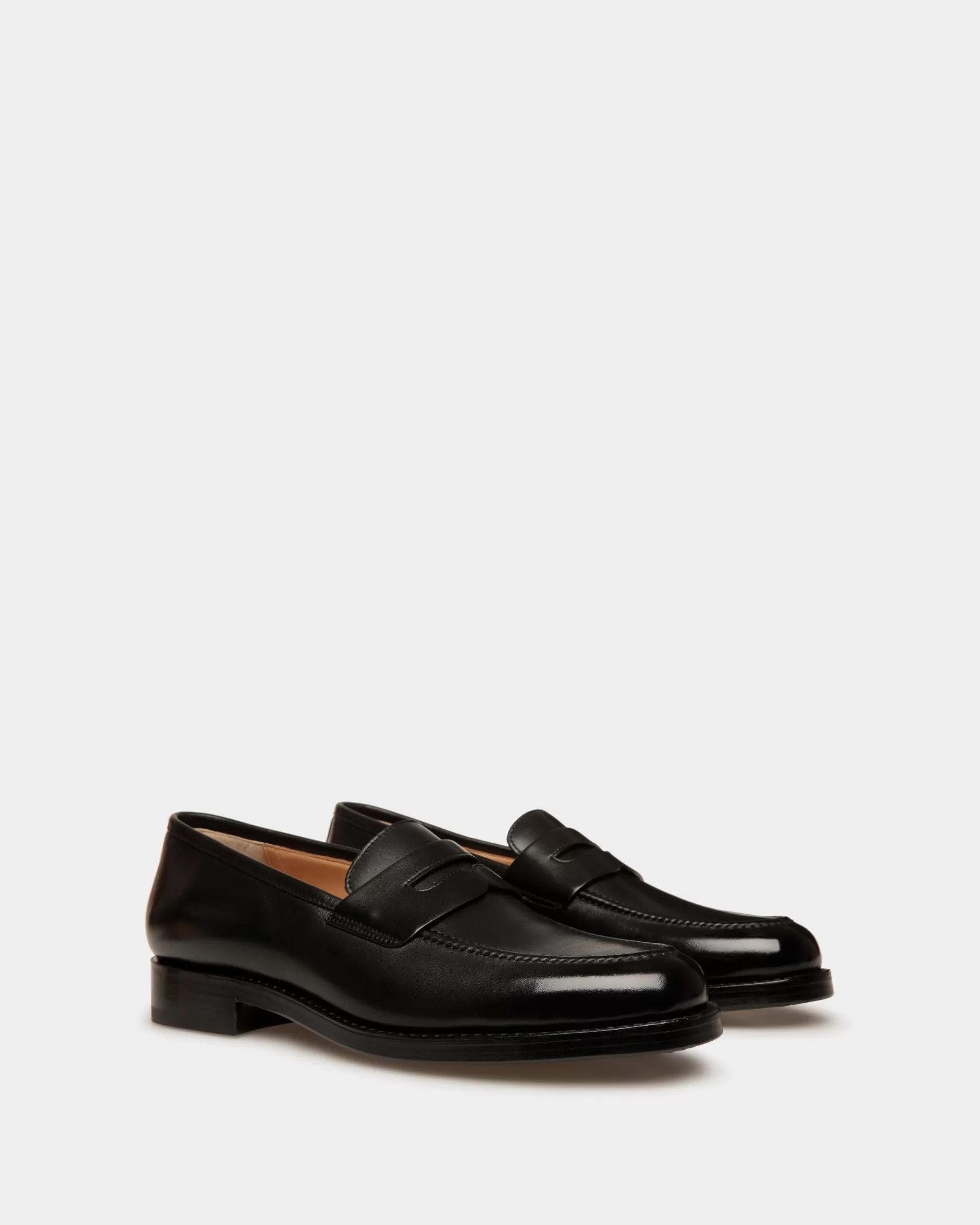 Loafers & Moccasins<Bally Schoenen Loafer In Leather Black