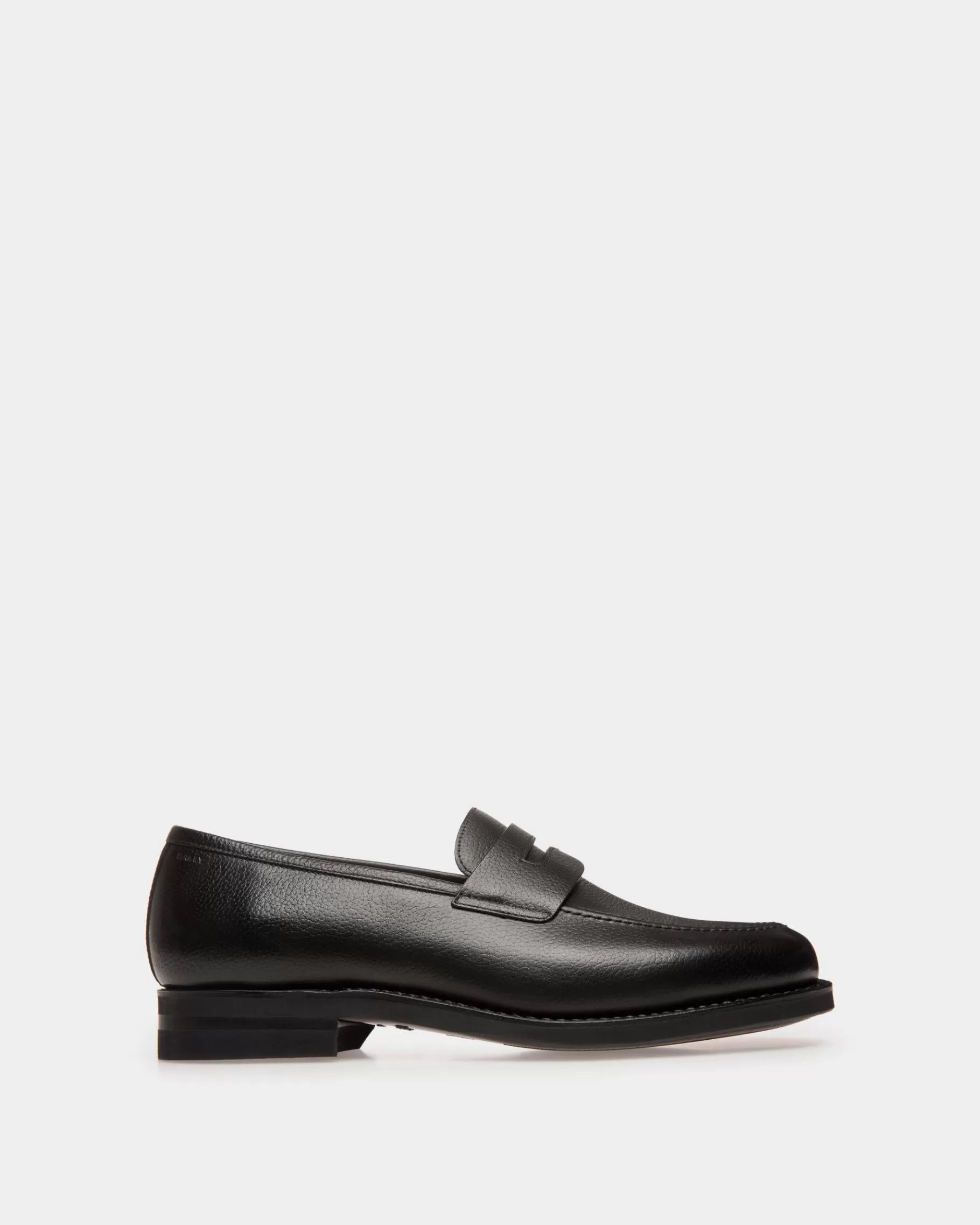 Loafers & Moccasins<Bally Schoenen Loafer in Embossed Leather Black