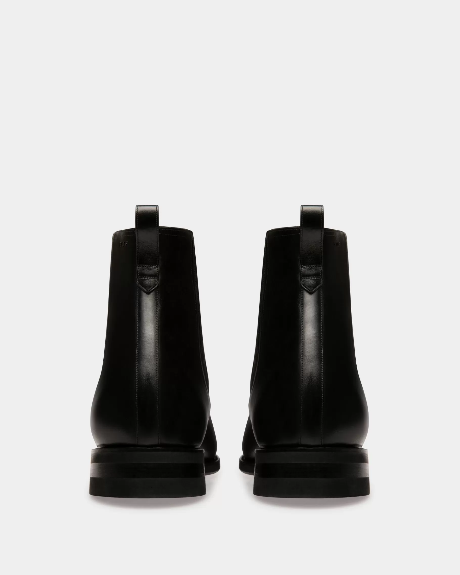 Boots & Ankle Boots<Bally Scribe Novo Booties In Leather Black