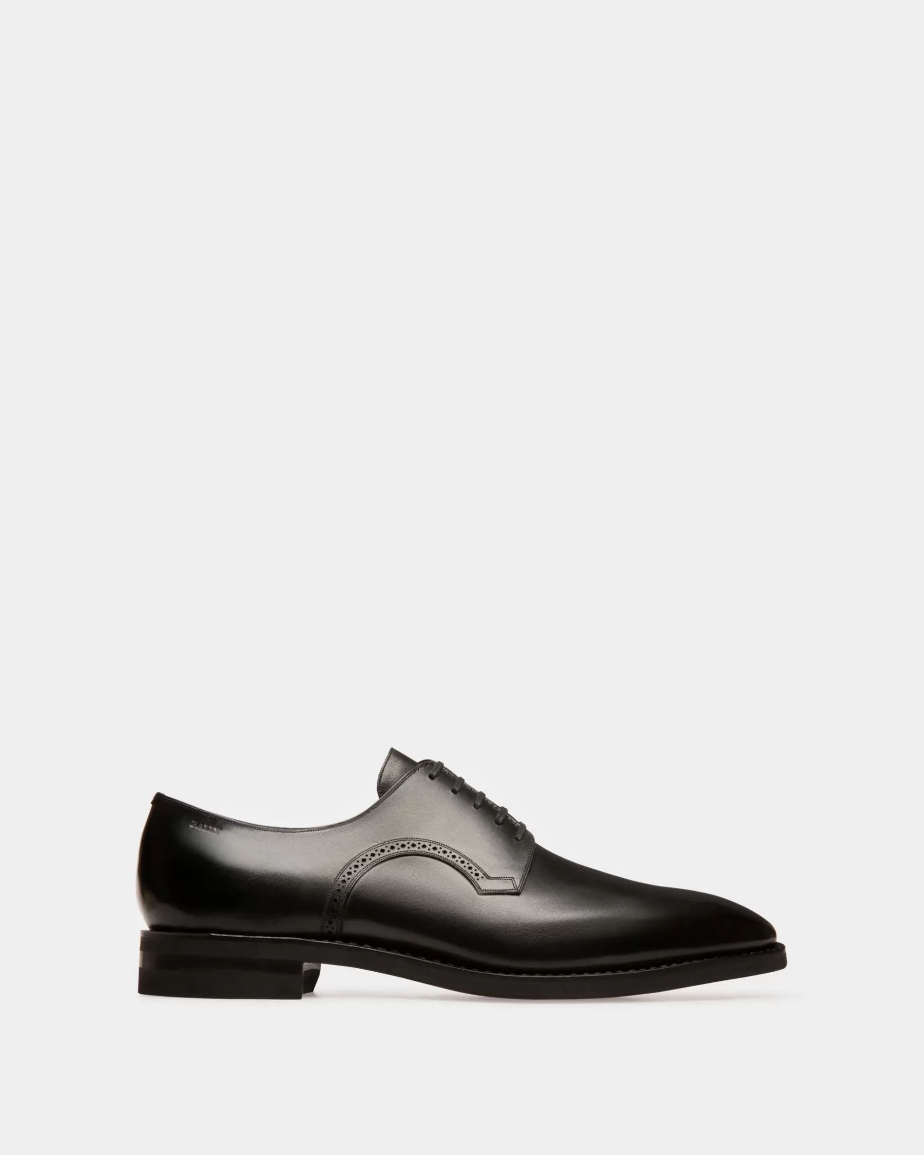 Lace Ups & Monks<Bally Scribe Novo Derby Shoes In Leather Black